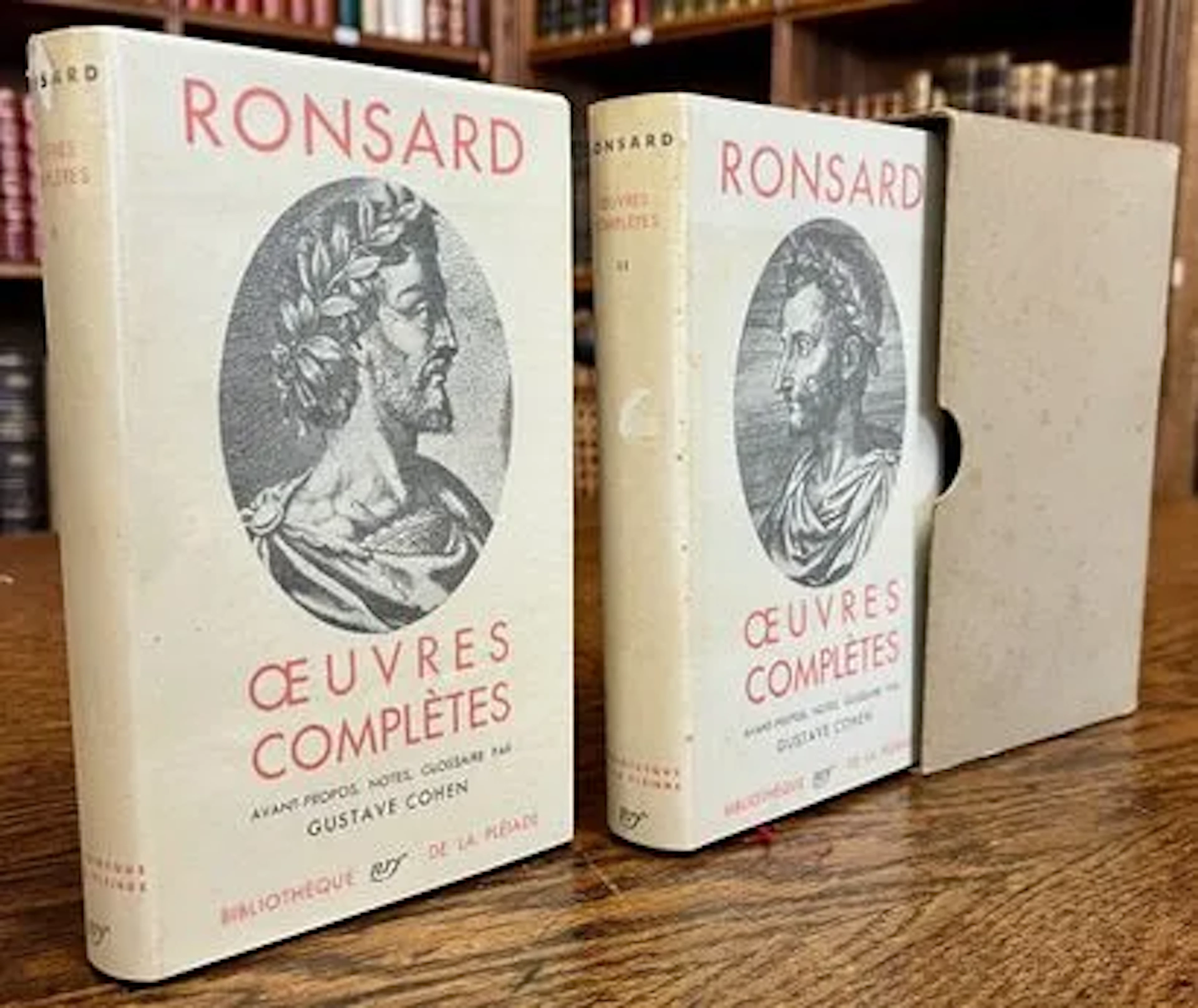 RONSARD — OEUVRES COMPLÈTES — 2 VOLUMES — PLÉIADE — 1950 - Lot 266