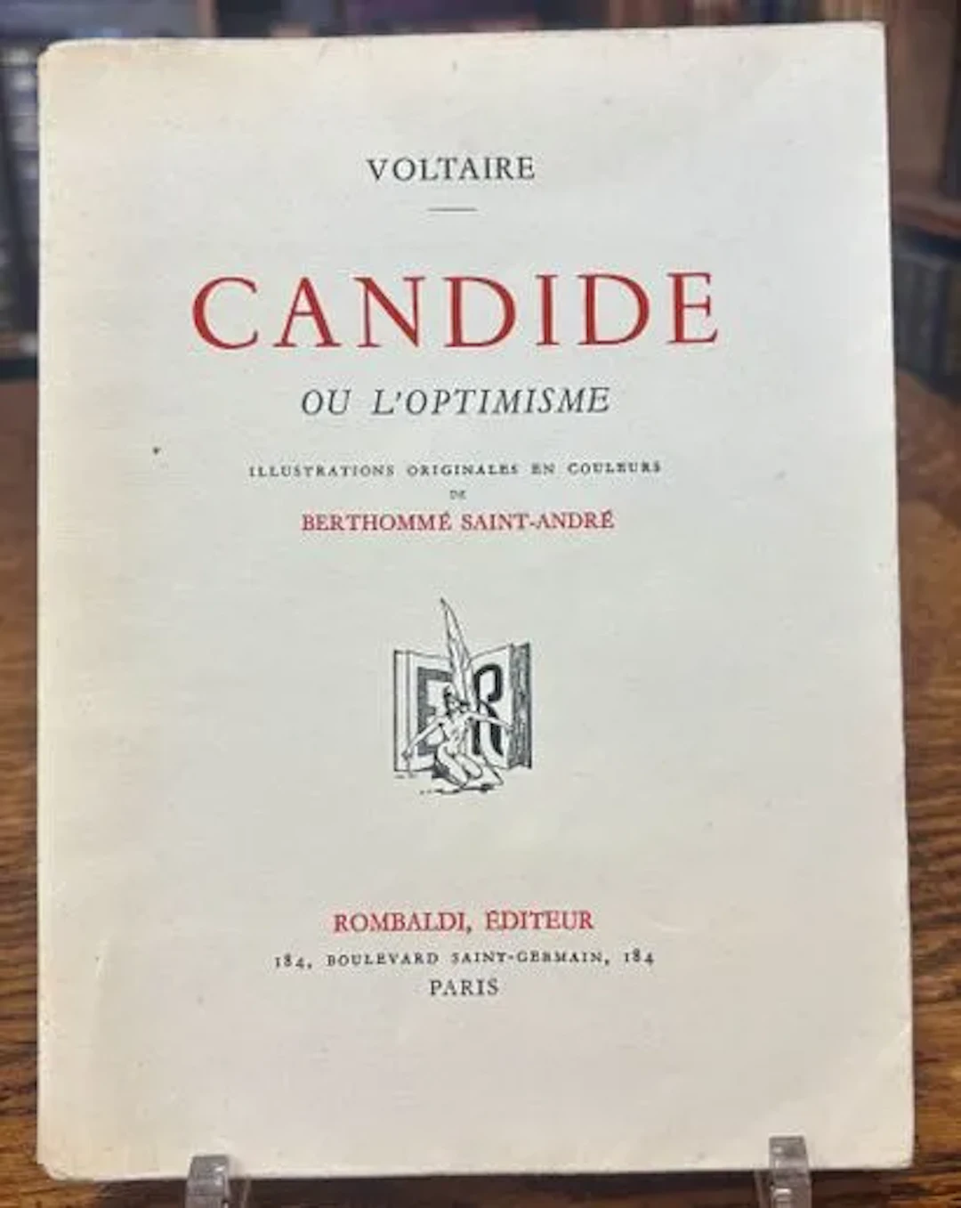 VOLTAIRE. — Candide, or Optimism. Paris, Rombaldi, 1939. - Lot 270
