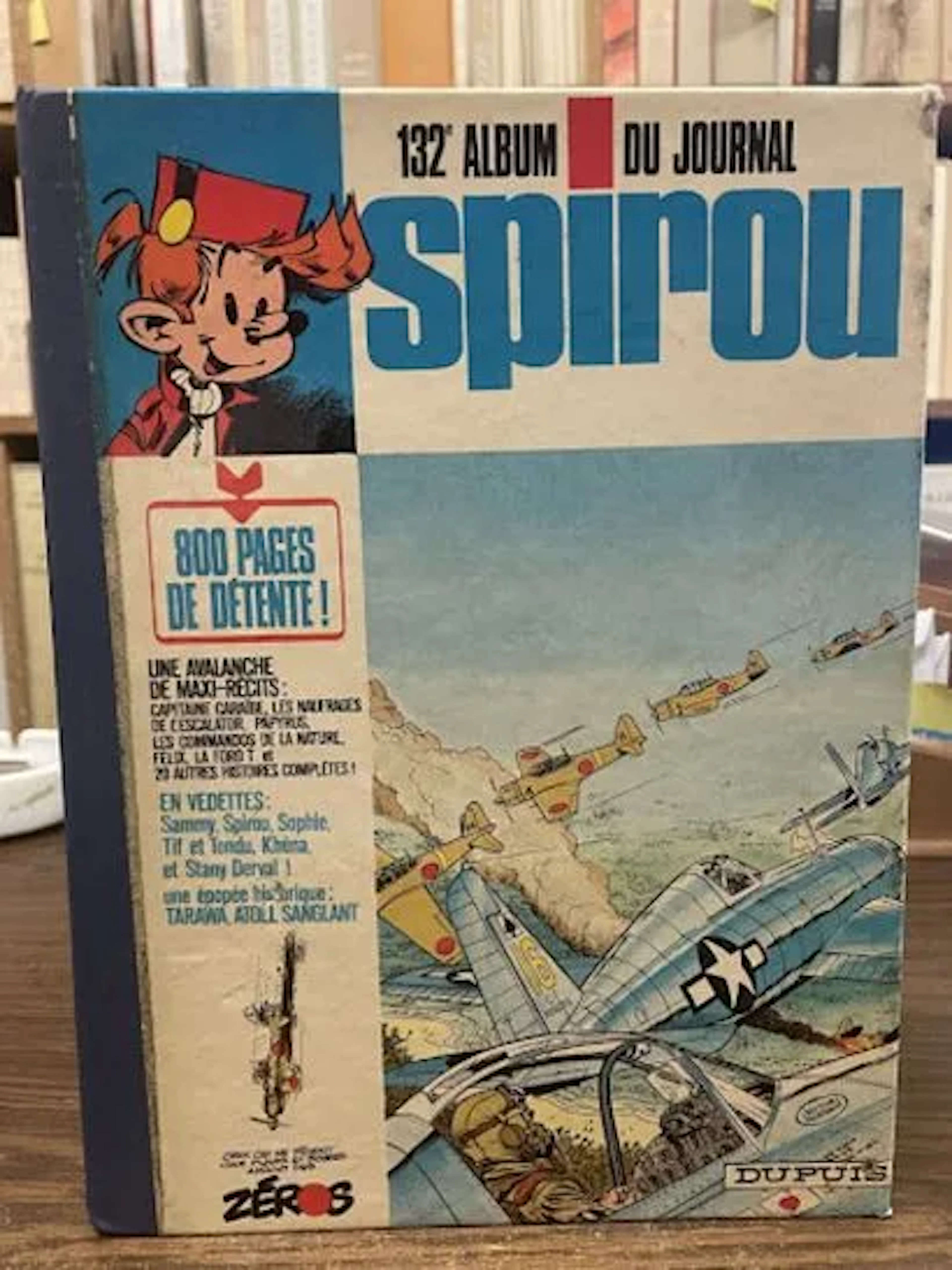 Spirou Album No. 132 - Dupuis Publisher's Binding - 1974 (Bl - Lot 271