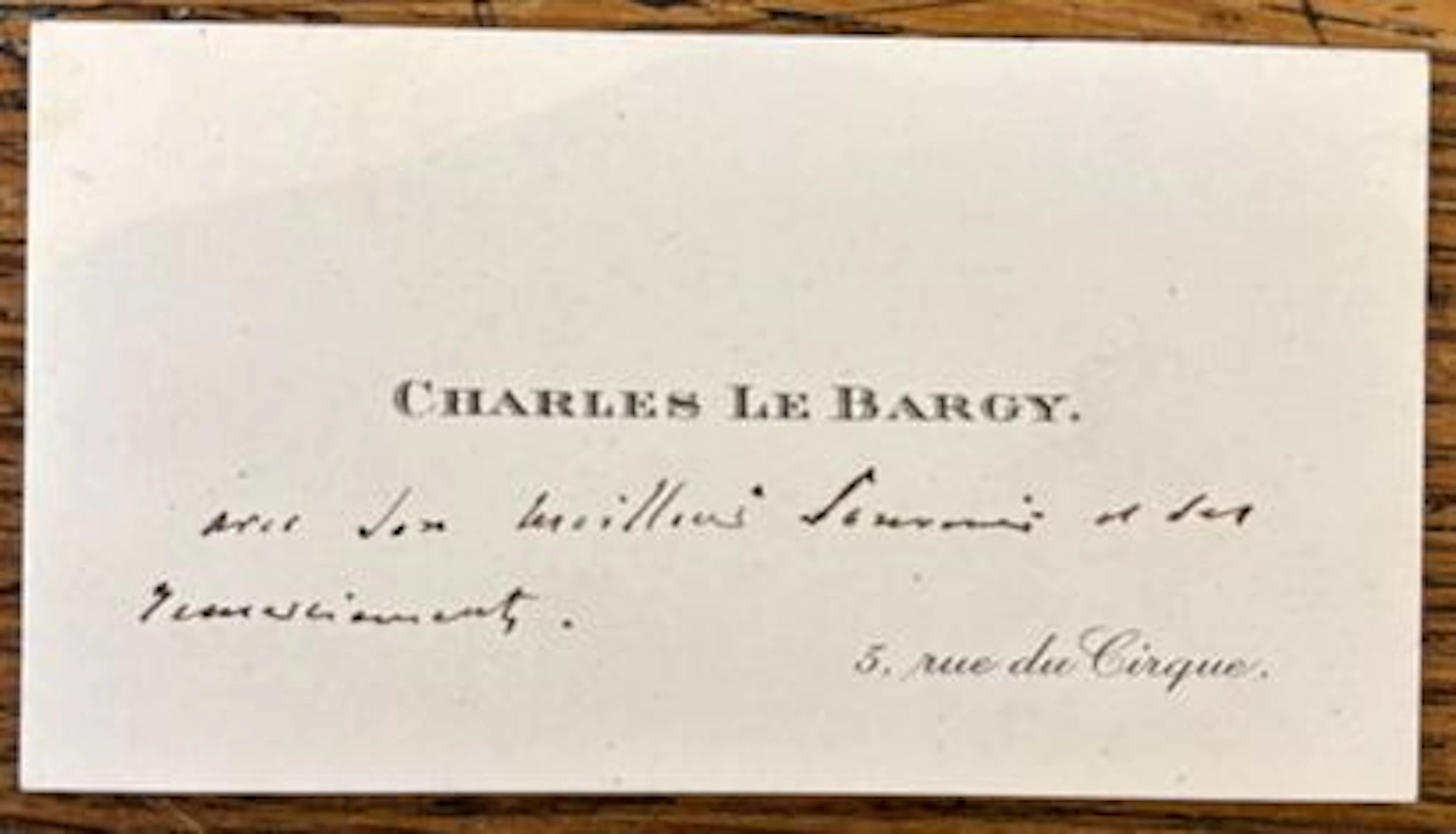 LE BARGY (CHARLES) - Lot 182
