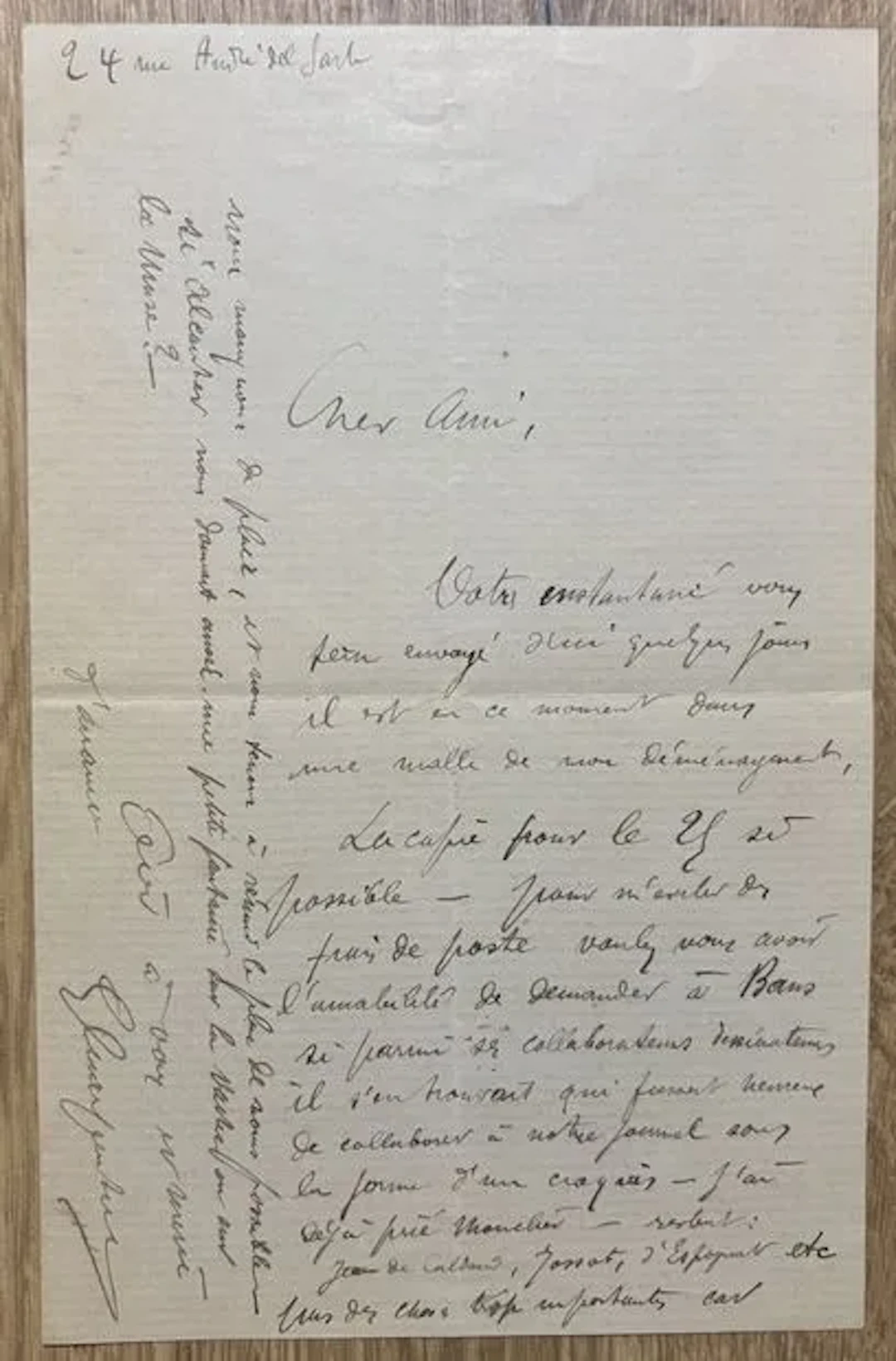 CHARPENTIER (Gustave) (1860-1956). Compositeur français, élè - Lot 48