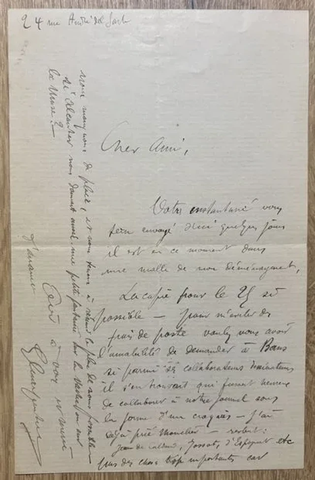 CHARPENTIER (Gustave) (1860-1956). Compositeur français, élè - Lot 48