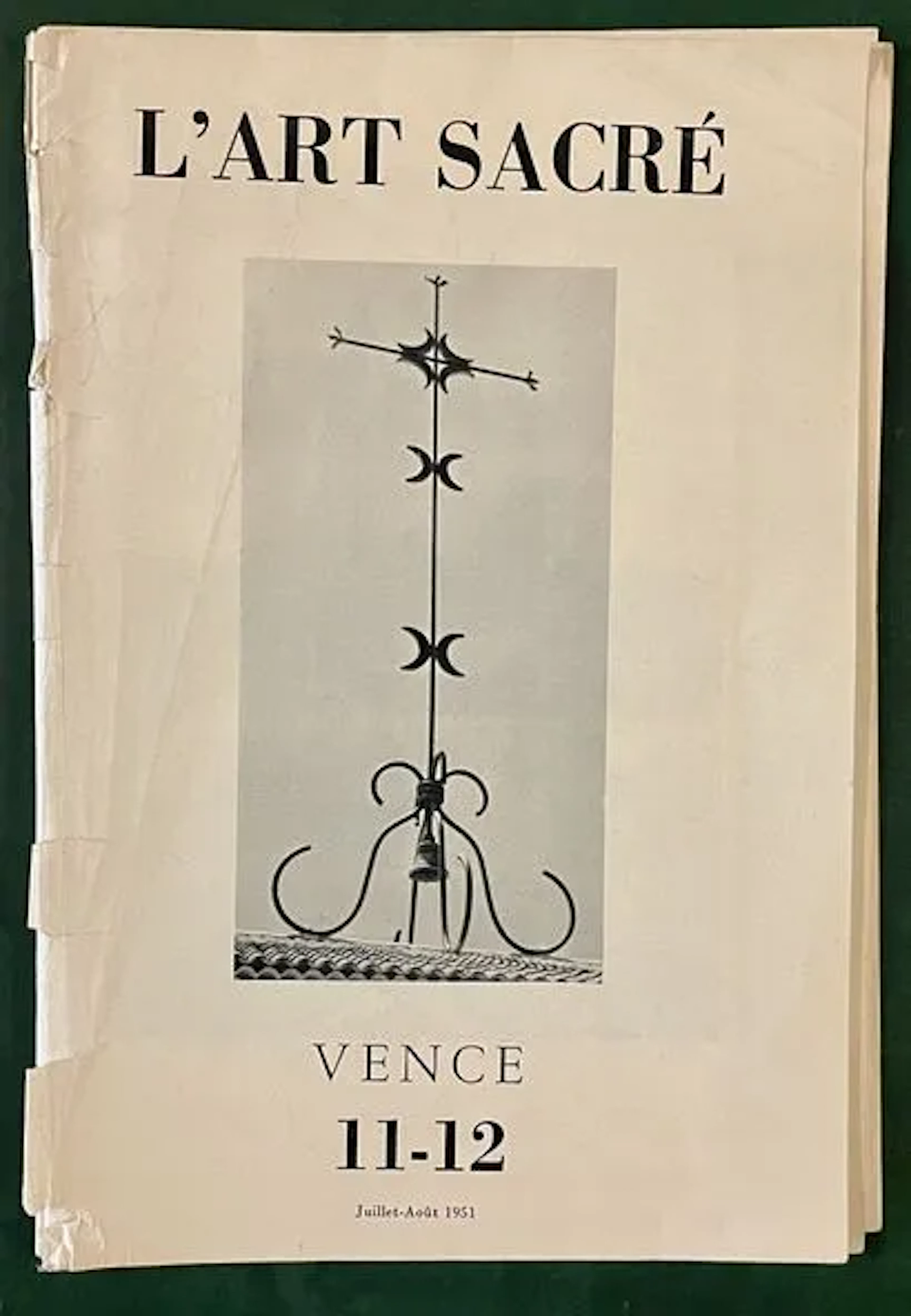 MATISSE (Henri) — L'Art Sacré. Vence - Lot 224