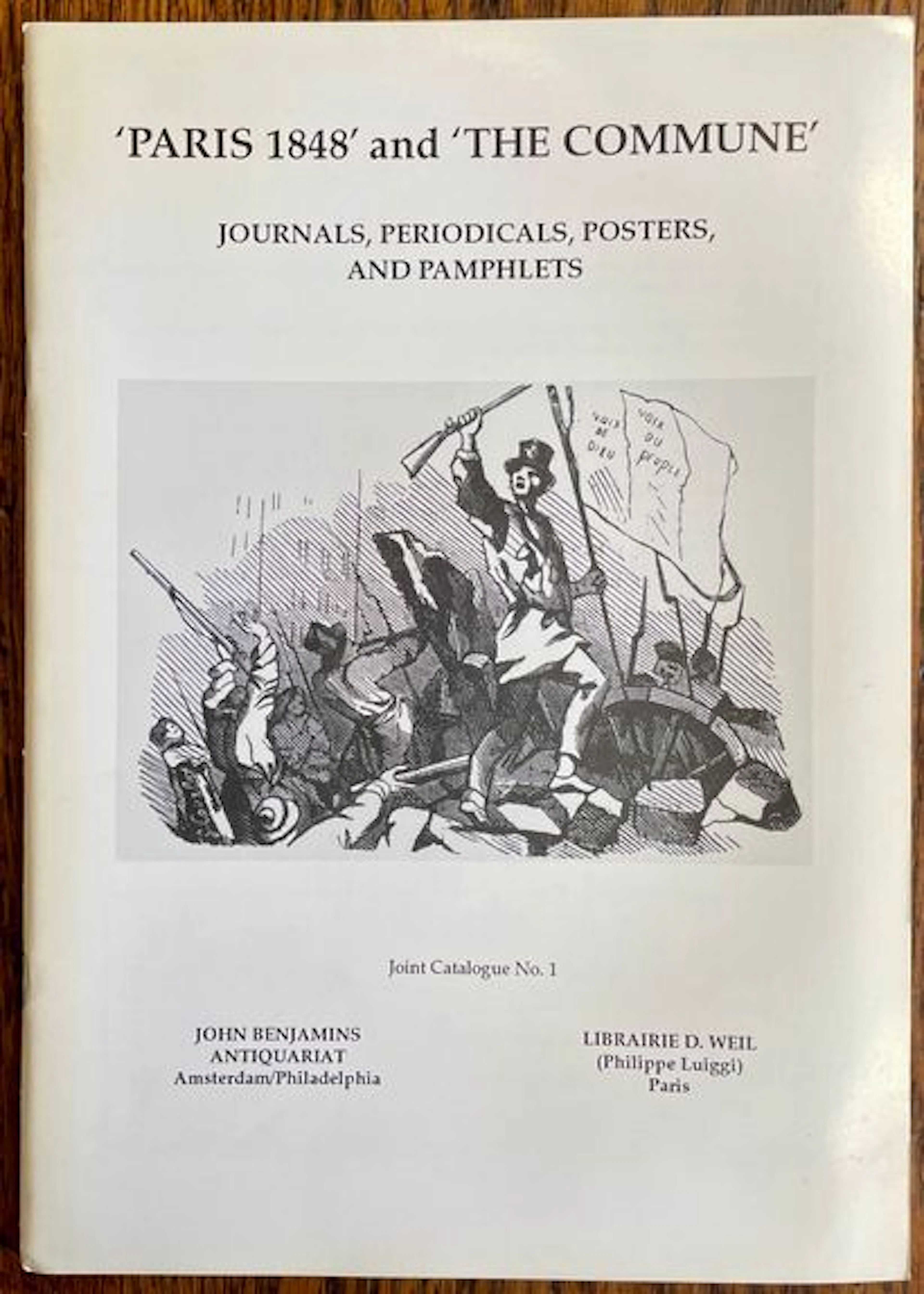 LIBRAIRIE D. WEIL (Philippe Luiggi) & JOHN BENJAMINS ANTIQUA - Lot 193