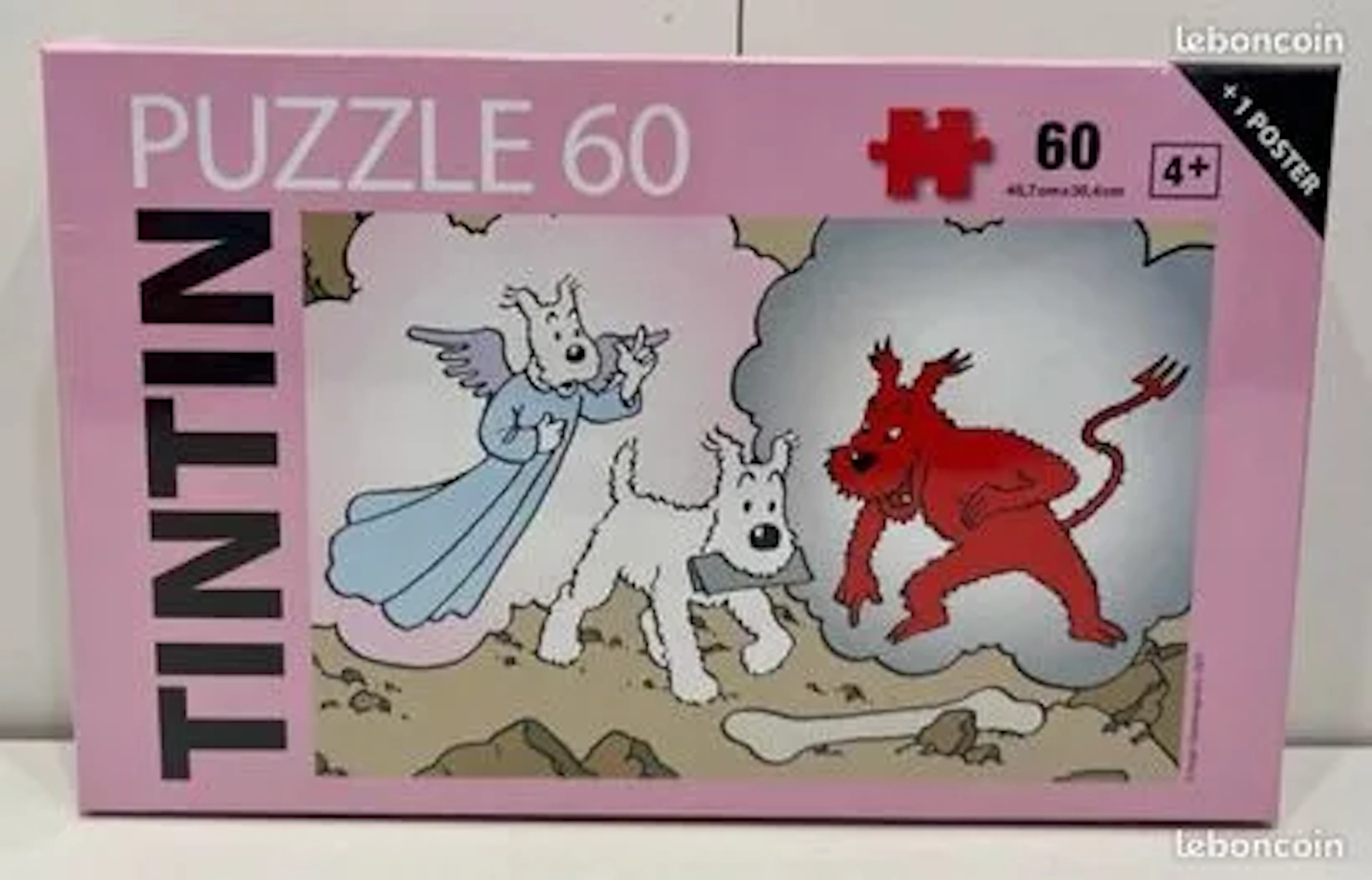 60 pieces puzzle - Snowy between angel and demon - Lot 255