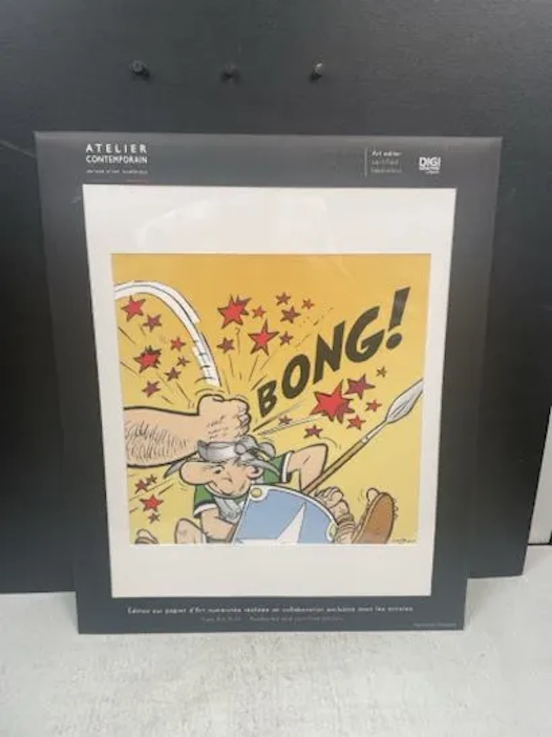 ASTÉRIX (Albert Uderzo) - Estampe d'art Pop Art en Digigraph - Lot 50
