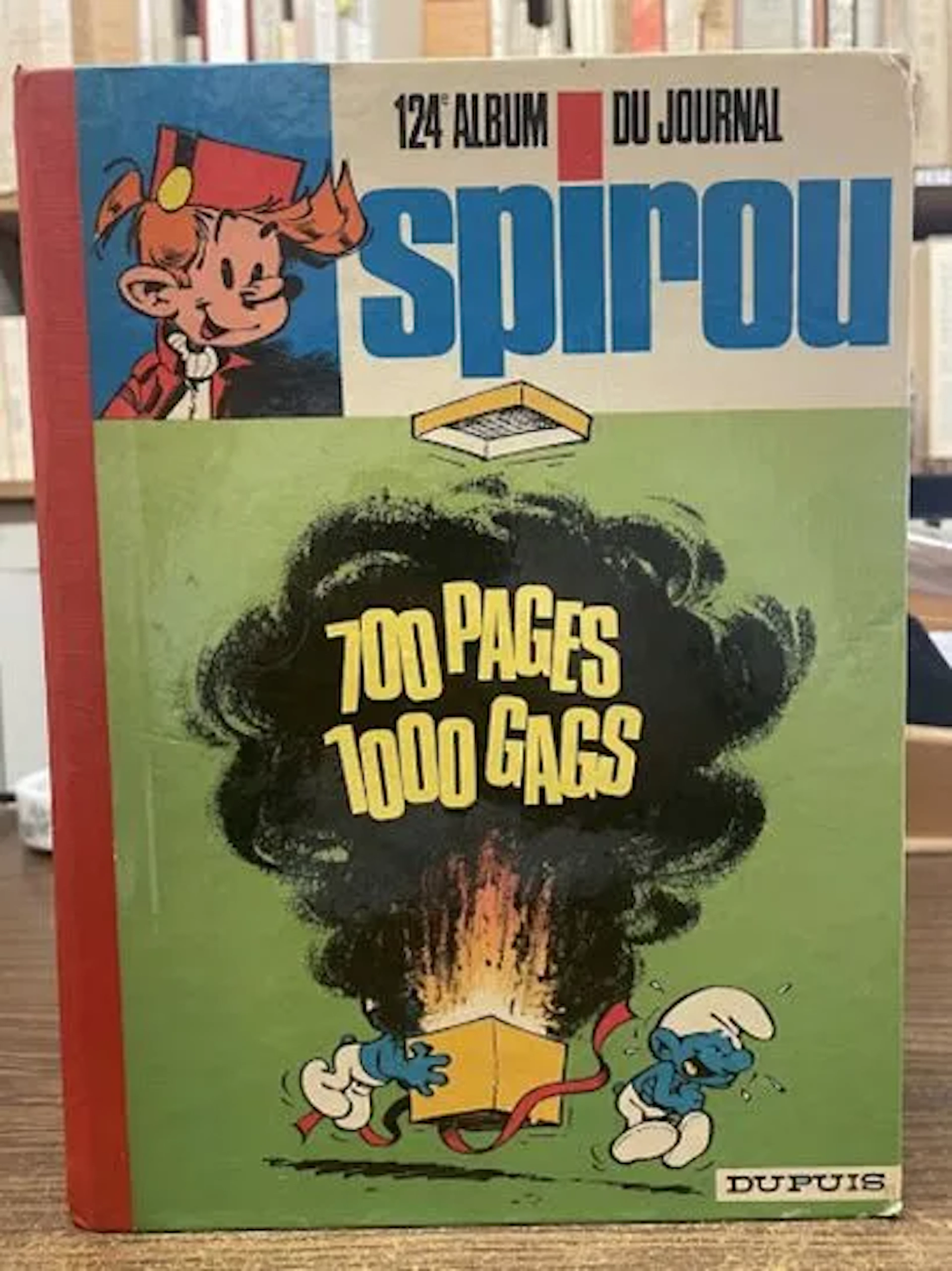 Album Spirou N° 124 - Reliure Éditeur Dupuis - 1972 (Dos Rou - Lot 269