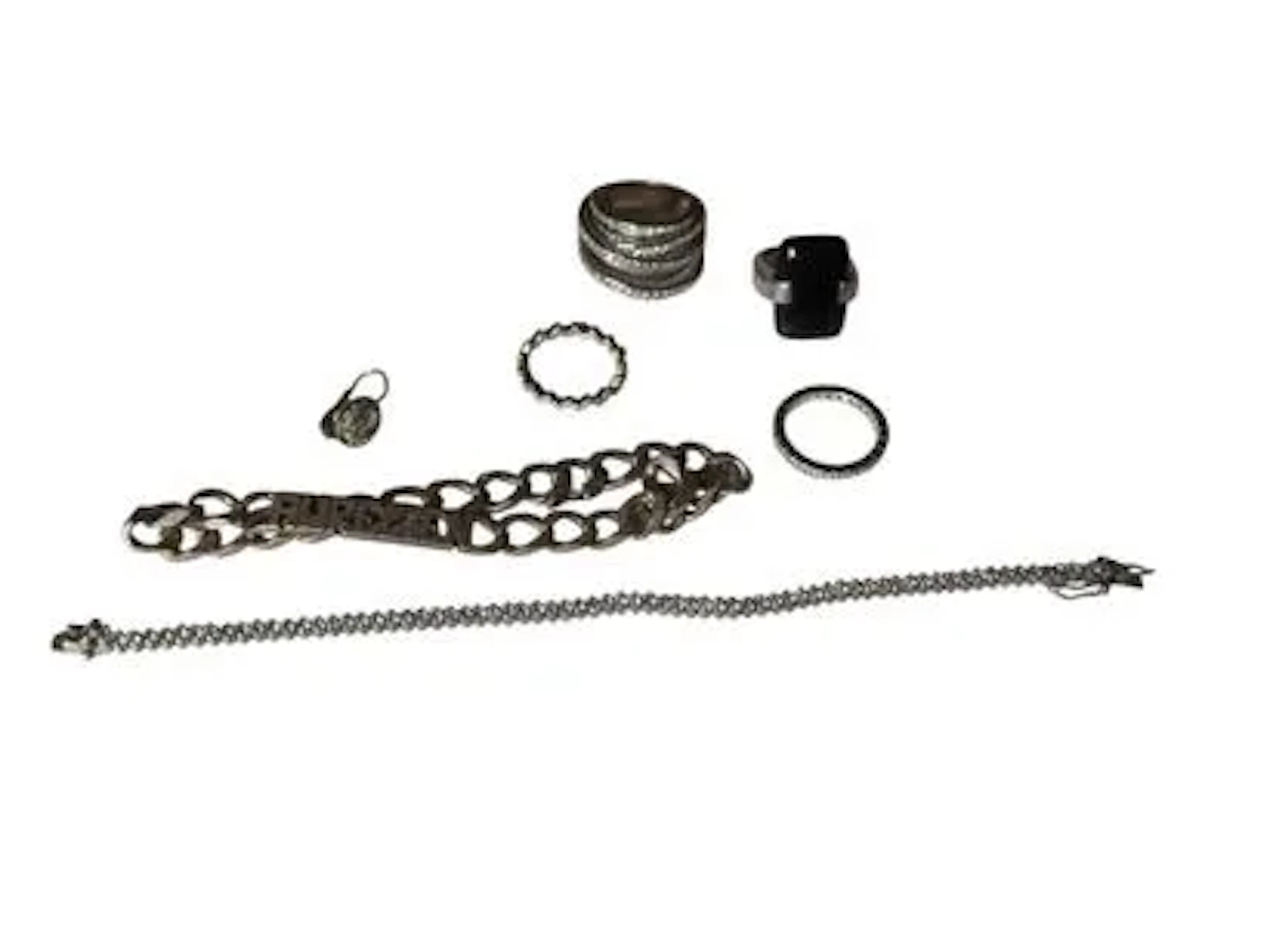 LOT BIJOUX ARGENT - Lot 158