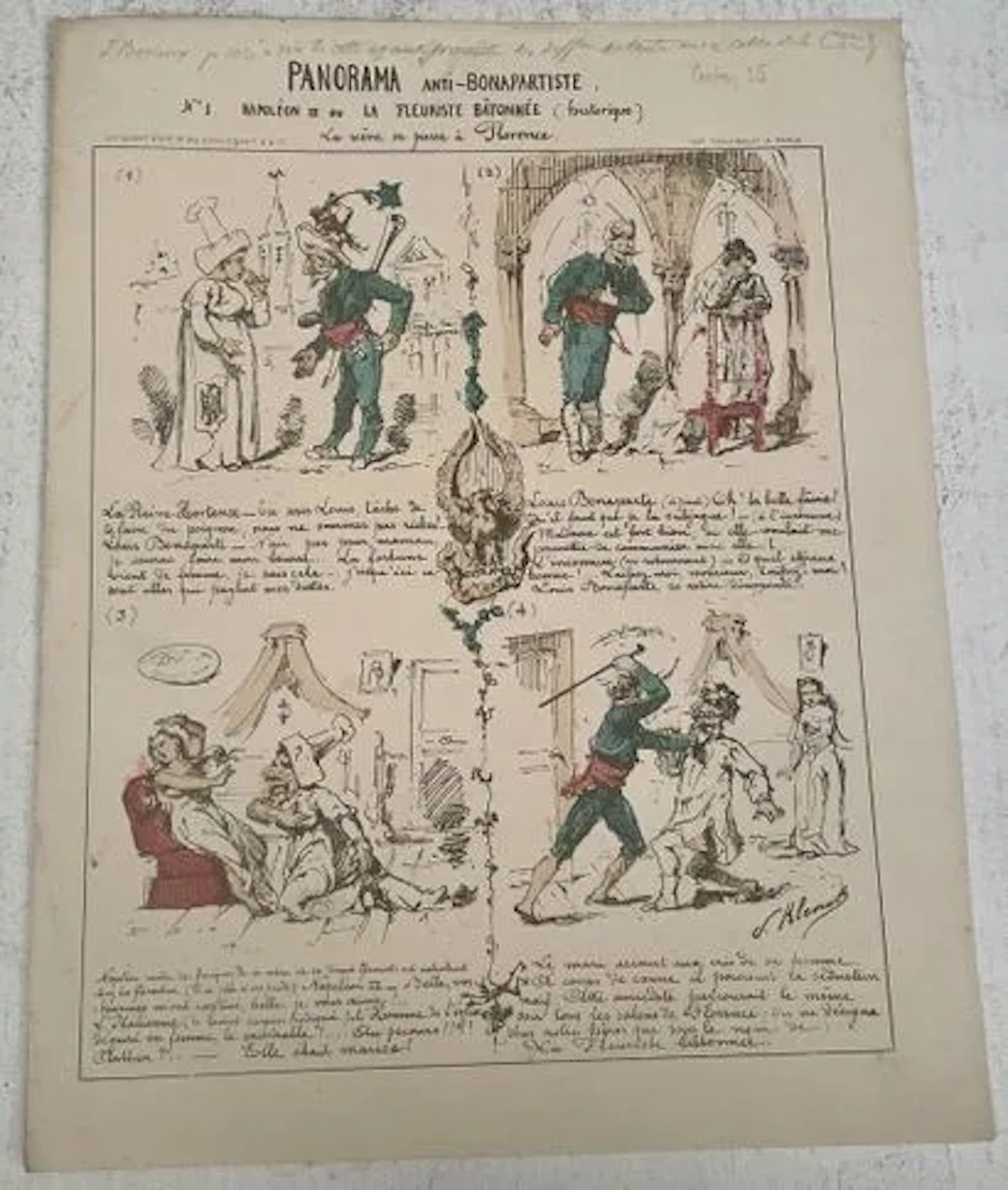 PANORAMA ANTI-BONAPARTISTE — AUTRE ÉPREUVE - Lot 251