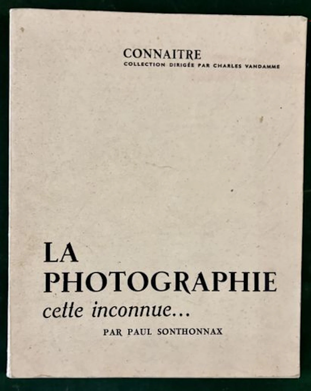 SONTHONNAX (Paul). PHOTOGRAPHY, THIS UNKNOWN ART… - Lot 235