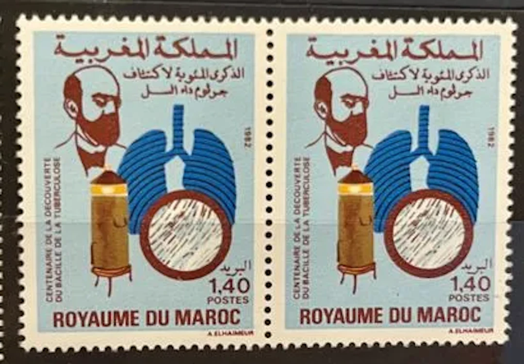 MAROC — CENTENAIRE DE LA DÉCOUVERTE DU BACILLE DE LA TUBERCU - Lot 134