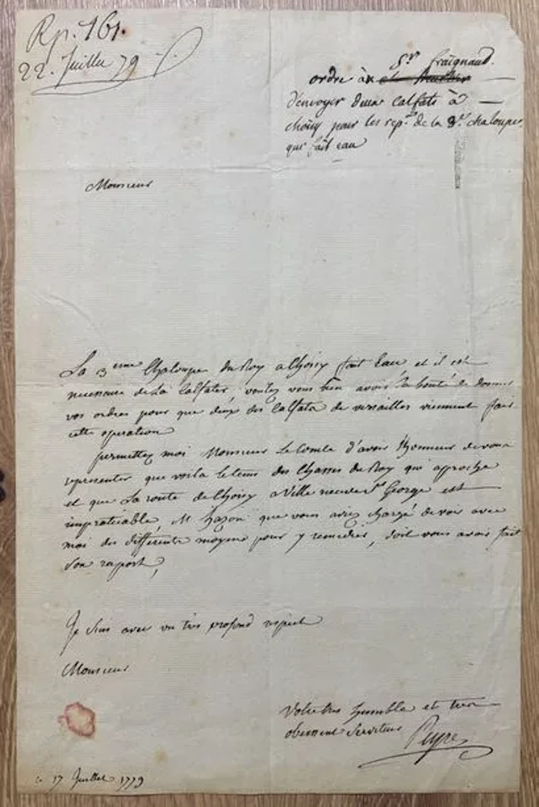 PEYRE (Marie-Joseph, dit Peyre l'Ancien) (1730-1788). - Lot 271