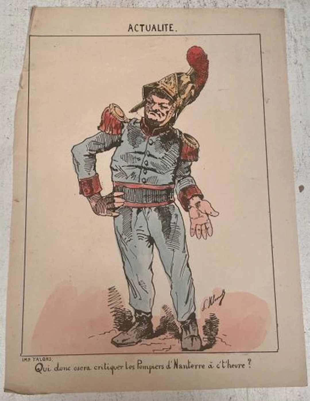 LES POMPIERS DE NANTERRE - Lot 230