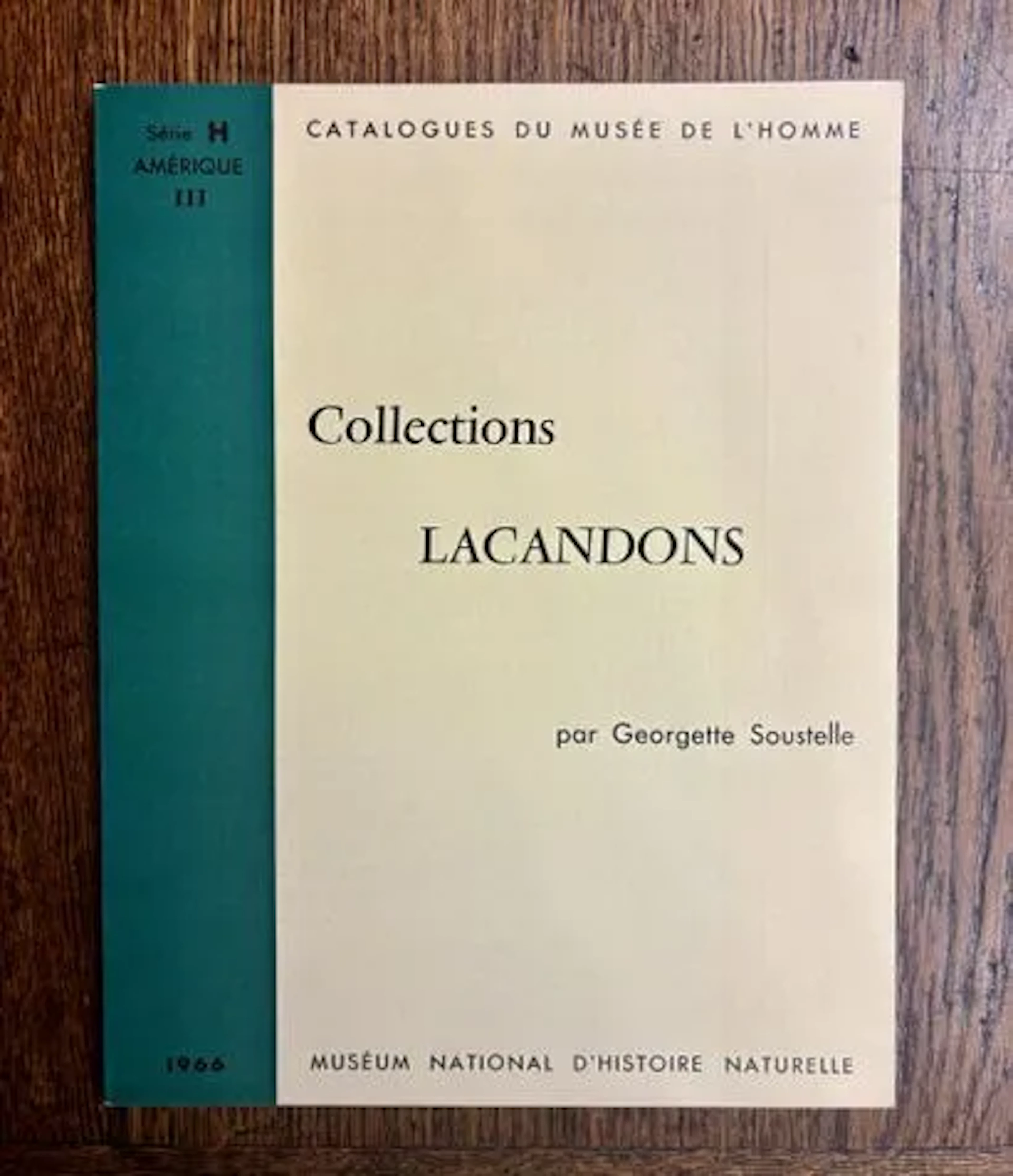 SOUSTELLE (Georgette) — Collections Lacandons - Lot 284