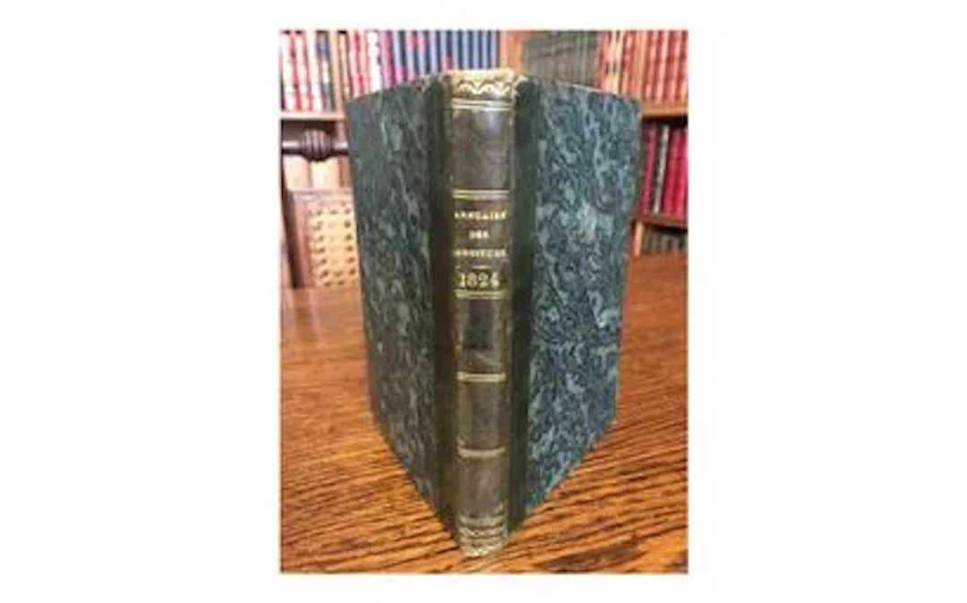 YEARBOOK FOR THE YEAR 1824, PRESENTED TO THE KING BY THE BUR - Lot 10