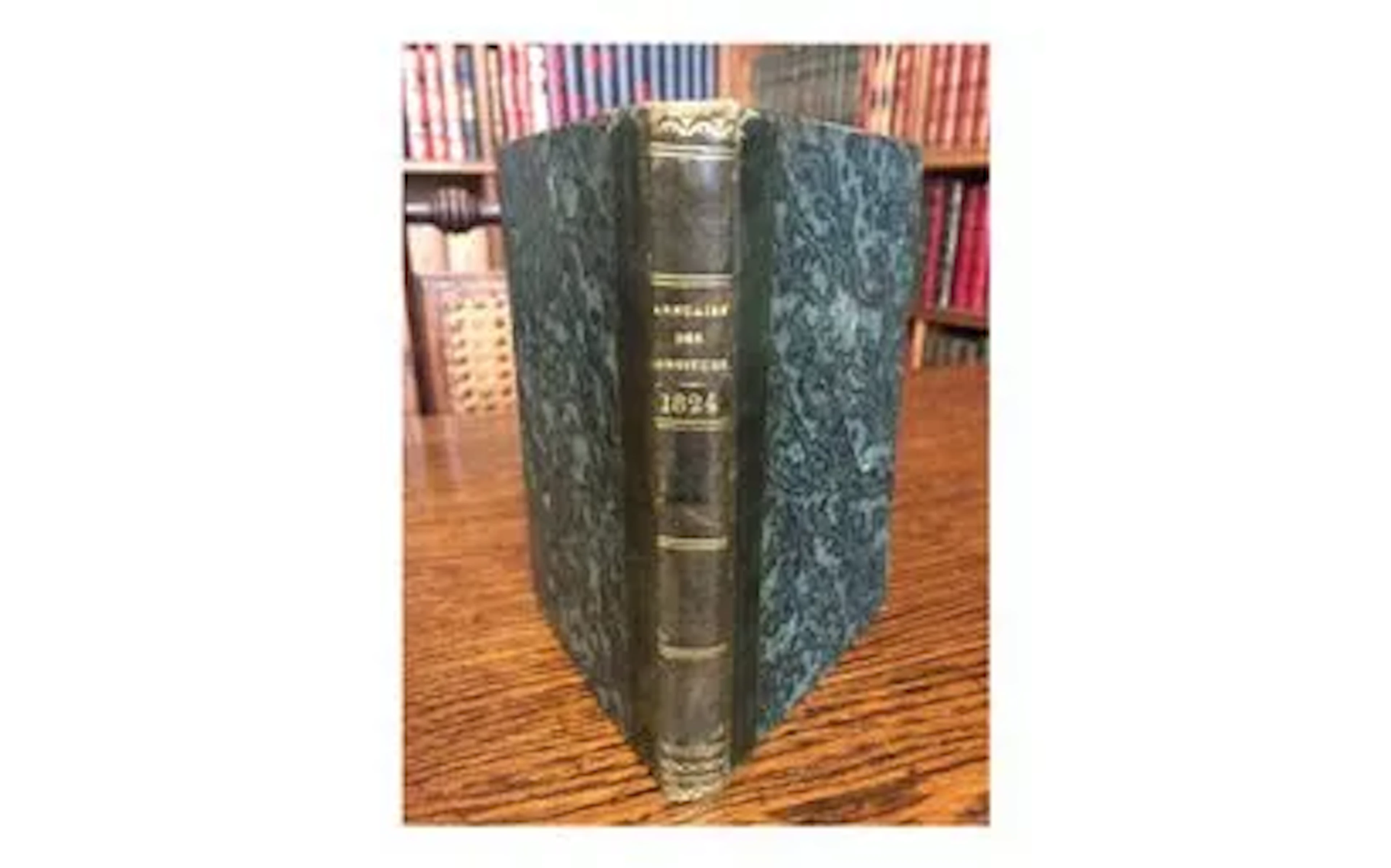 YEARBOOK FOR THE YEAR 1824, PRESENTED TO THE KING BY THE BUR - Lot 10