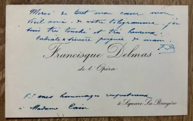 DELMAS (Jean-François, known as Francisque) (1861–1933). Fre - Lot 102