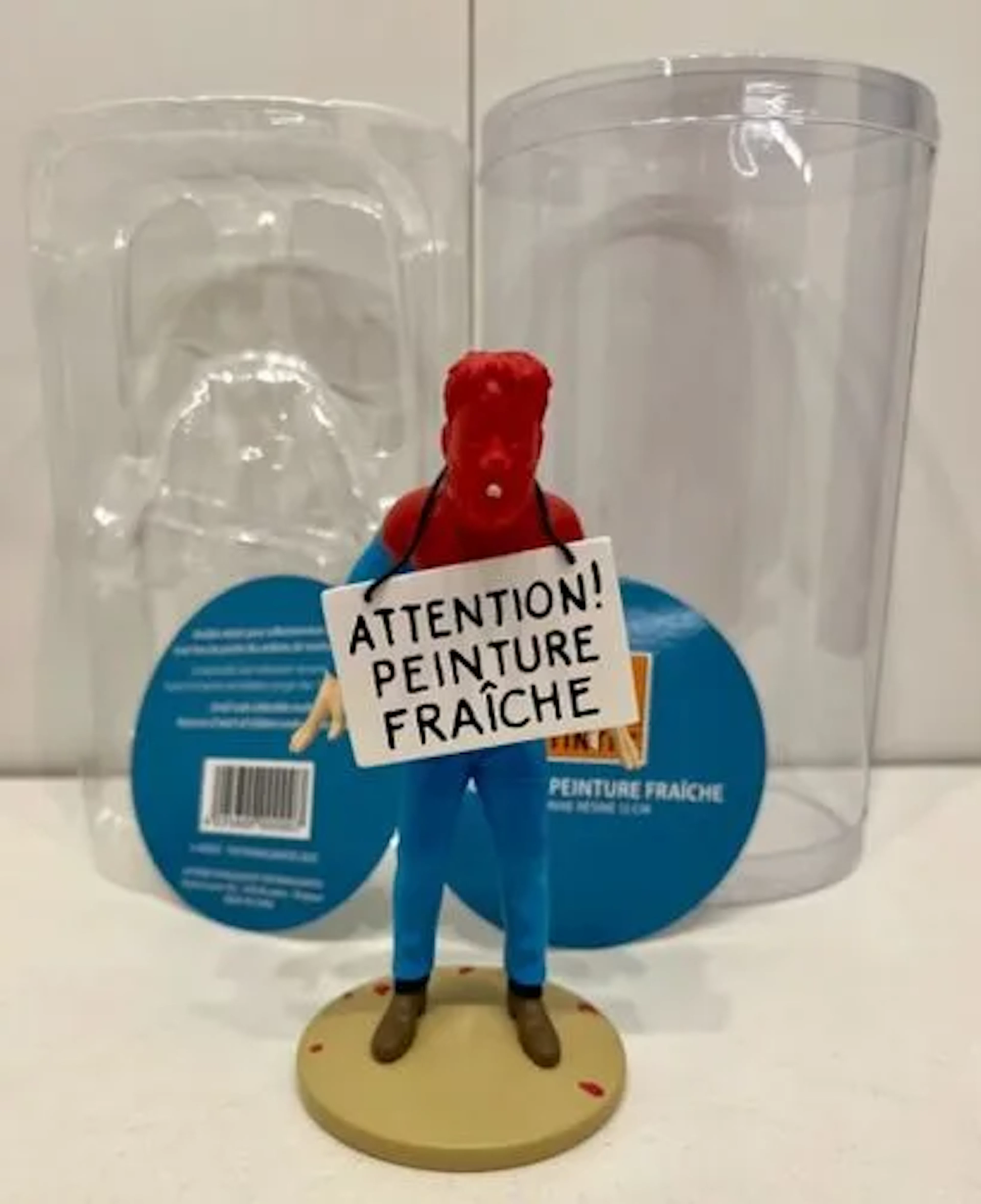 Figurine Captain Haddock repainted Objectif Lune 12 cm - Lot 232