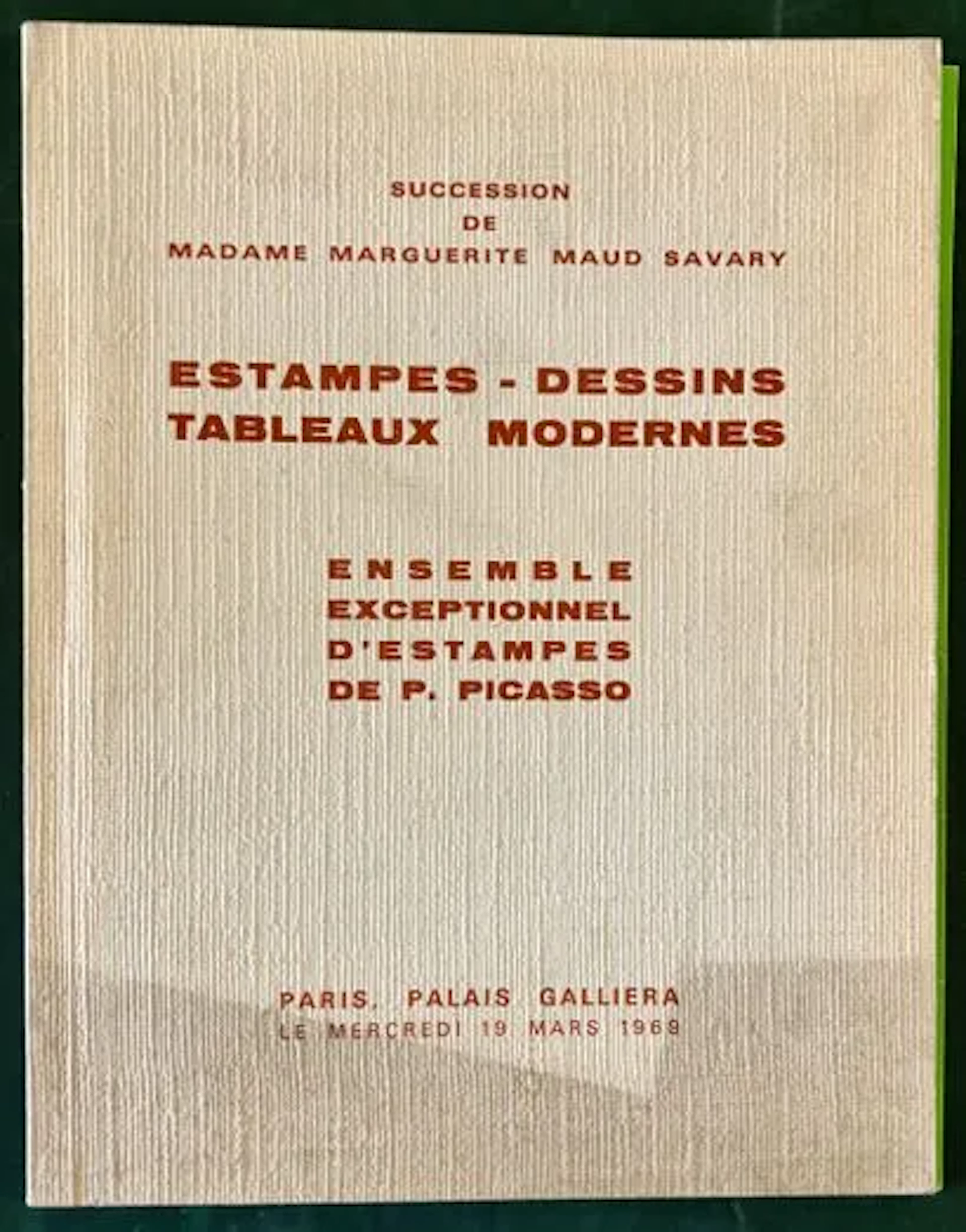 AUCTION. Estate of Mrs. Marguerite Maud Savary—An exceptiona - Lot 263