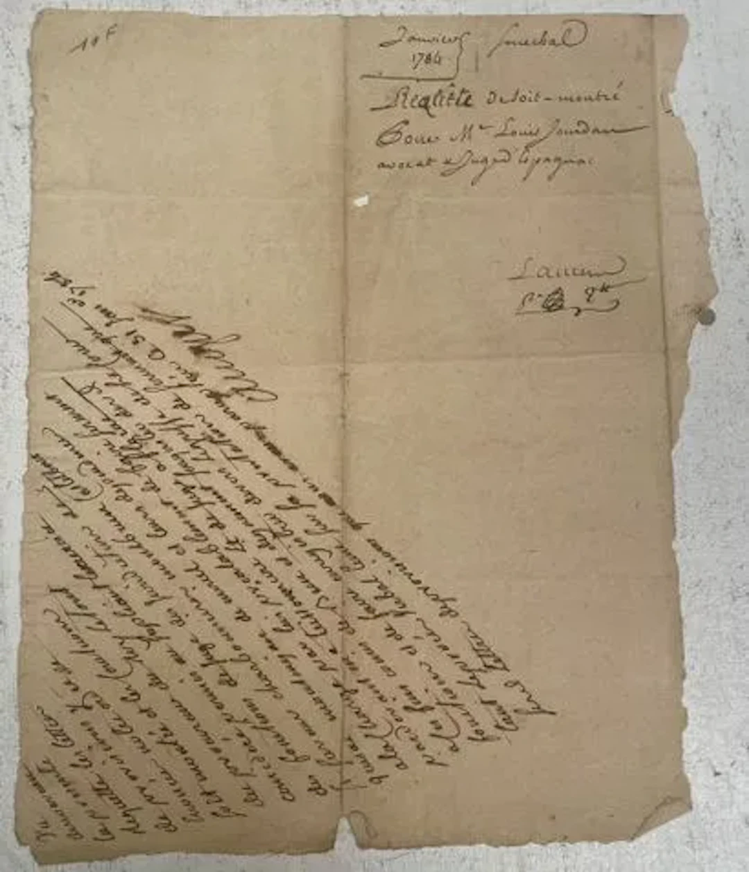 [LOUIS XVI / DOCUMENT JUDICIAIRE] - Lot 25