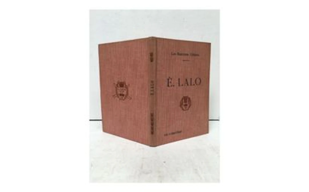 SERVIÈRES (Georges). Édouard Lalo. - Lot 232