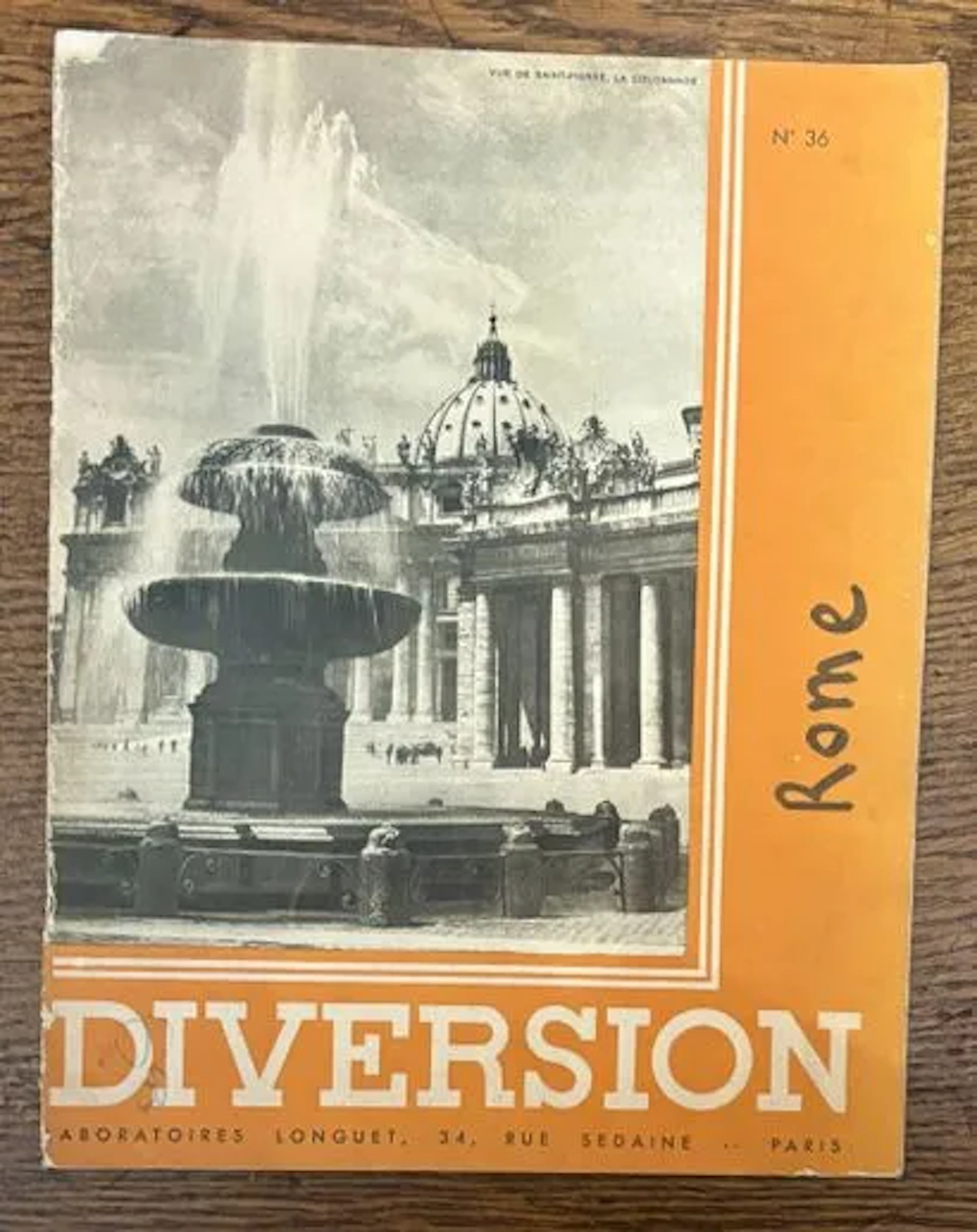DIVERSION — N° 36 — Rome - Lot 99