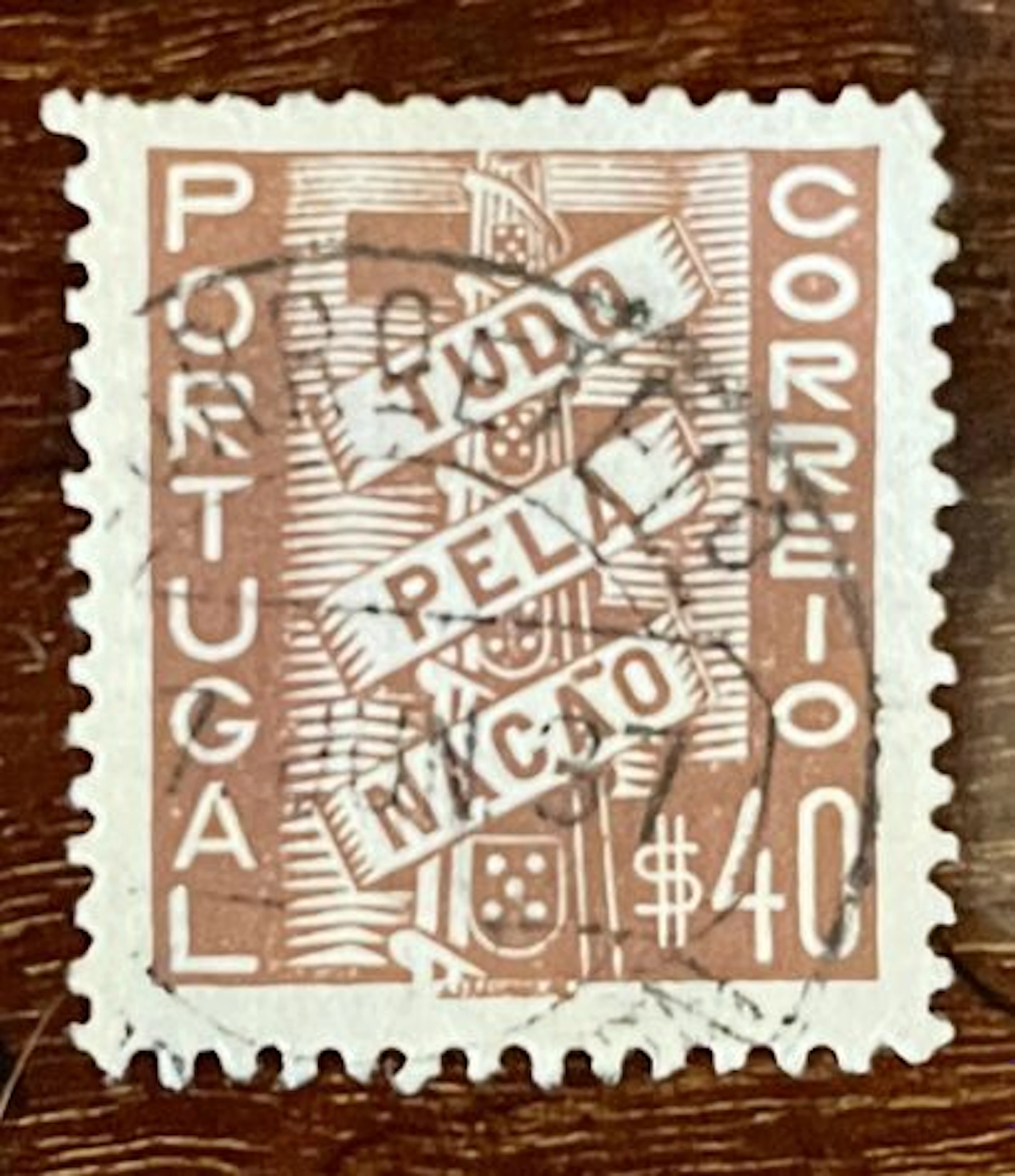 PORTUGAL — 1$40 — « PORTUGAL CORREIO » — TYPE COMMUNICATIONS - Lot 297