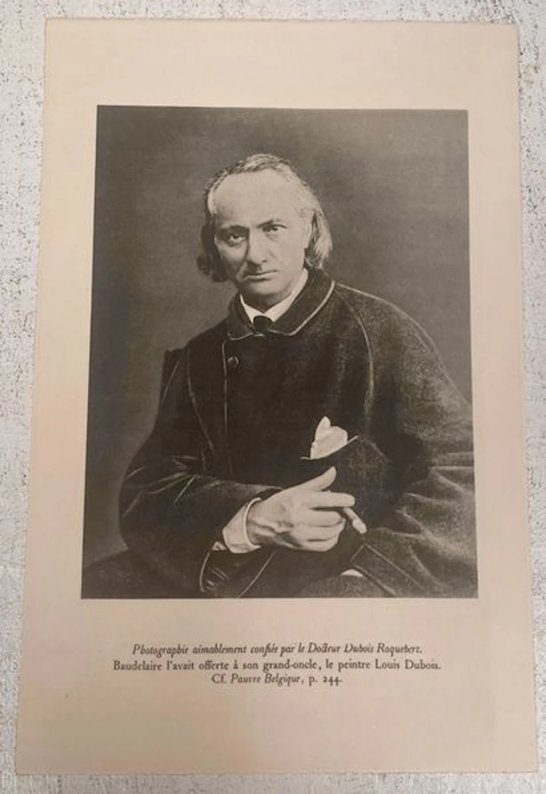 BAUDELAIRE (Charles) — PORTRAIT PHOTOGRAPHIQUE - Lot 67