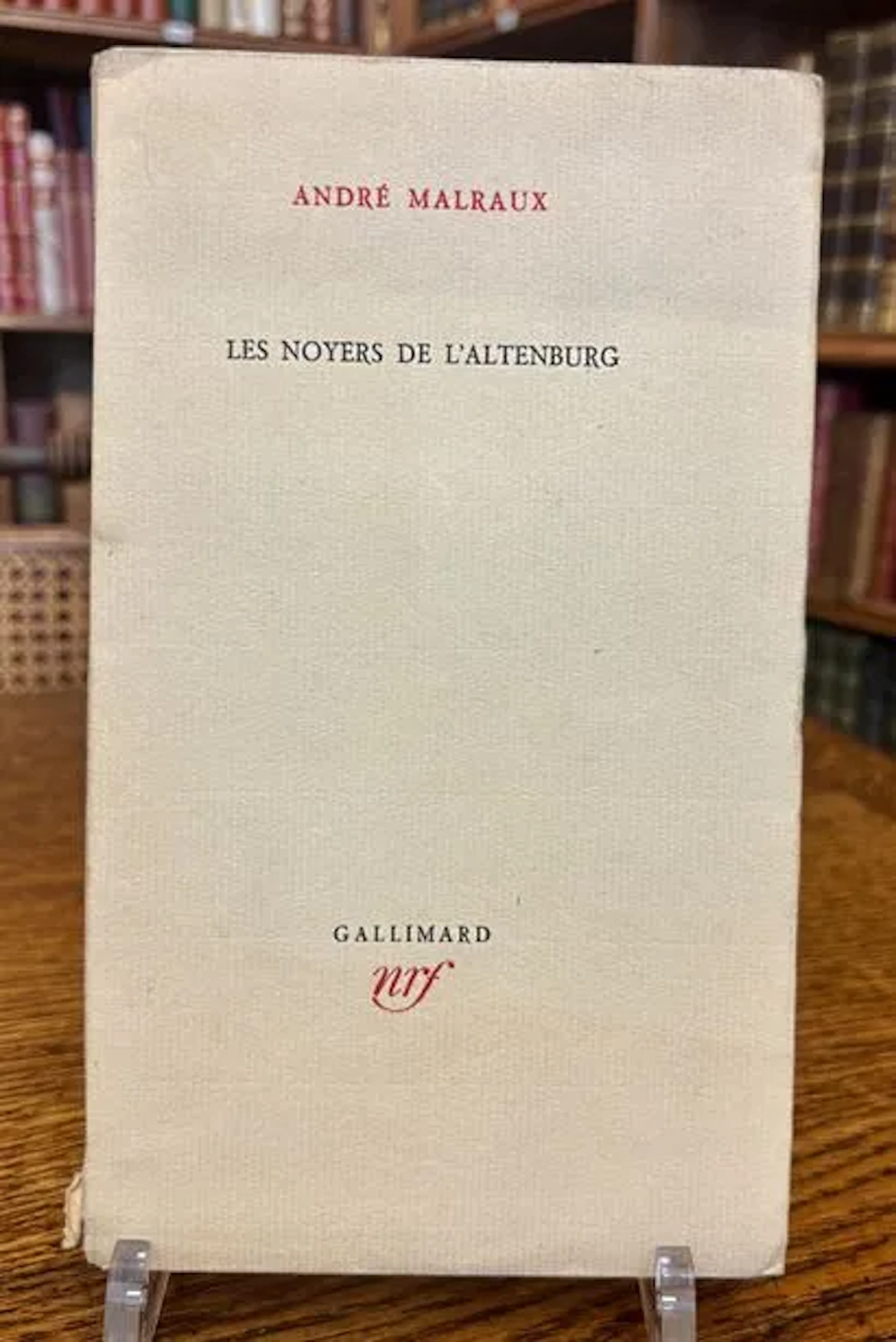 MALRAUX (André) — *Les Noyers de l'Altenburg*. Paris: Gallim - Lot 187