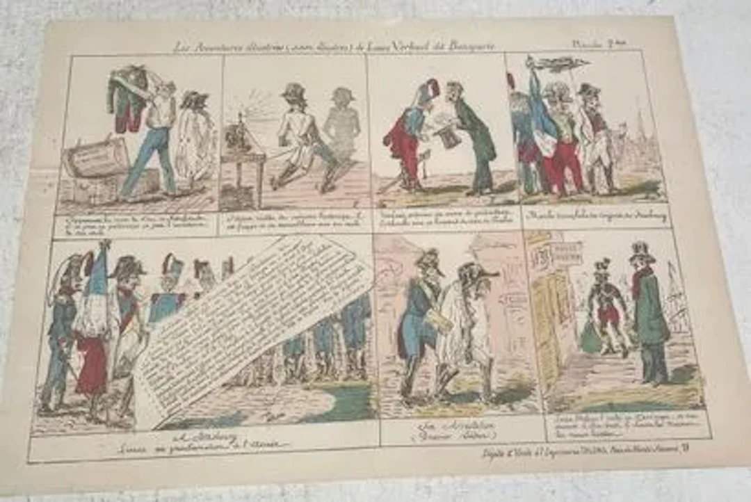 [Caricature de la guerre de 1870]. Marche des Prussiens sur - Lot 20