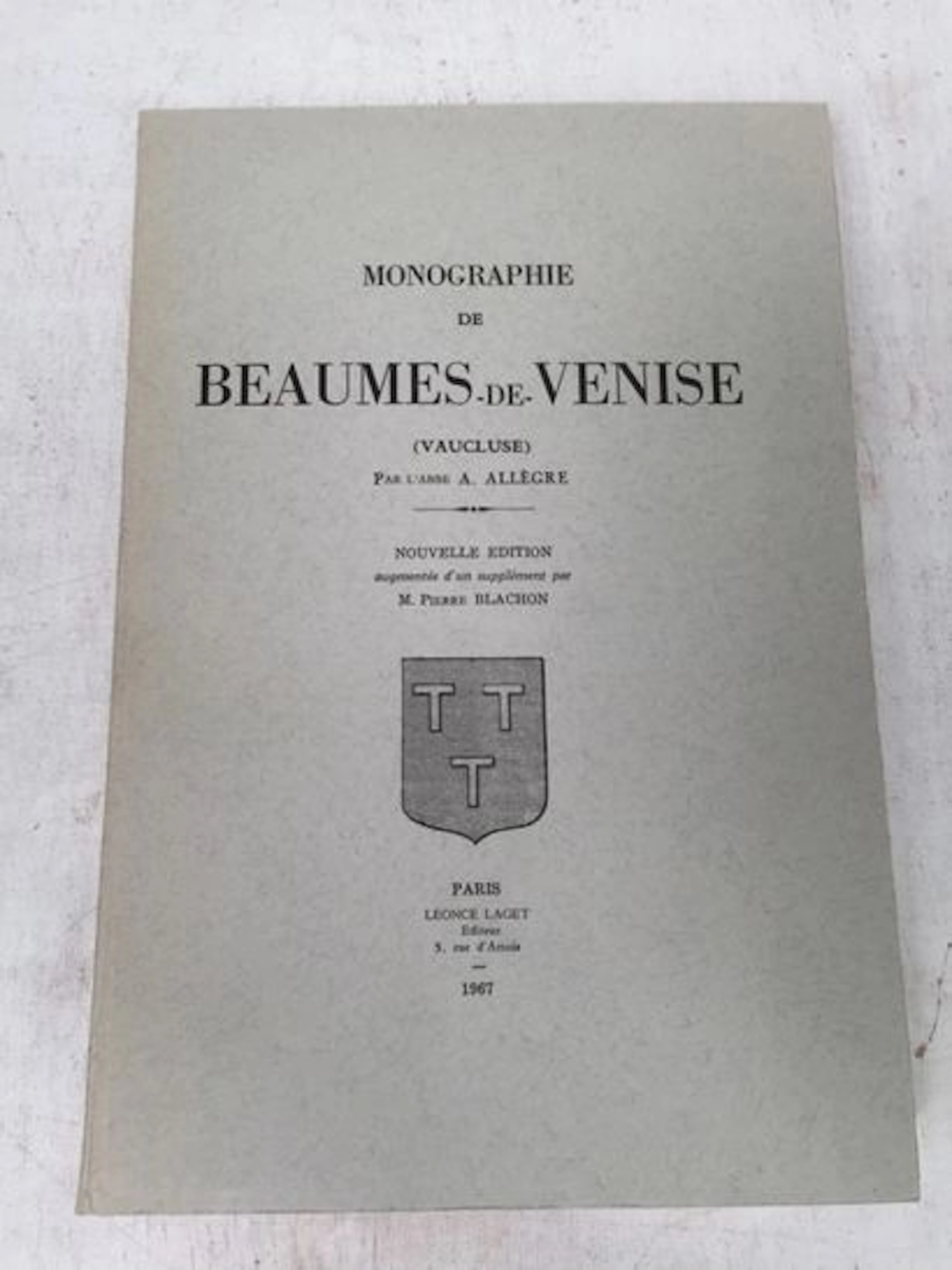 ALLEGRE (Auguste-Apollinaire, Abbé), Monograph on Beaumes-de - Lot 6