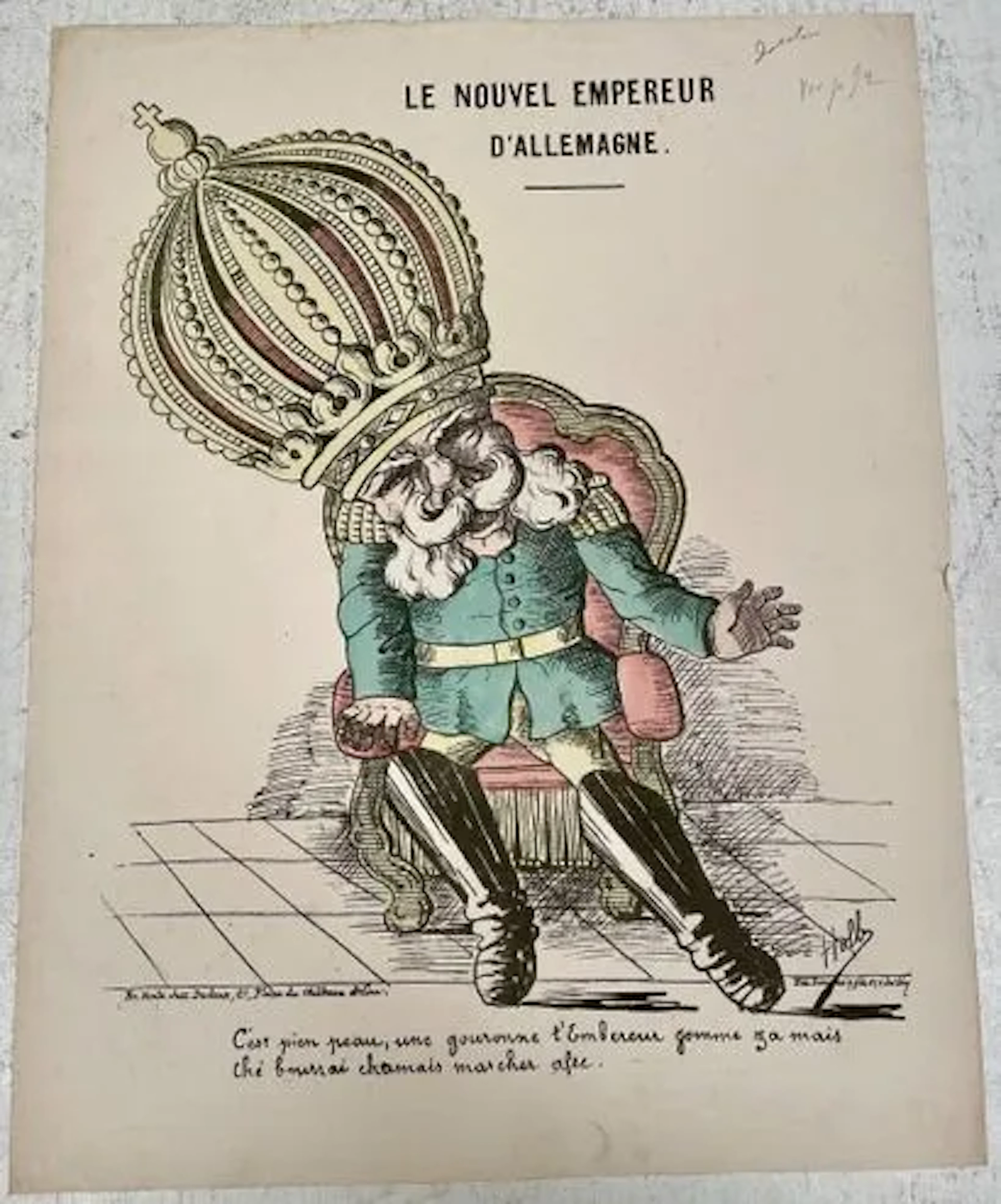 HADOL — « LE NOUVEL EMPEREUR D'ALLEMAGNE » - Lot 123