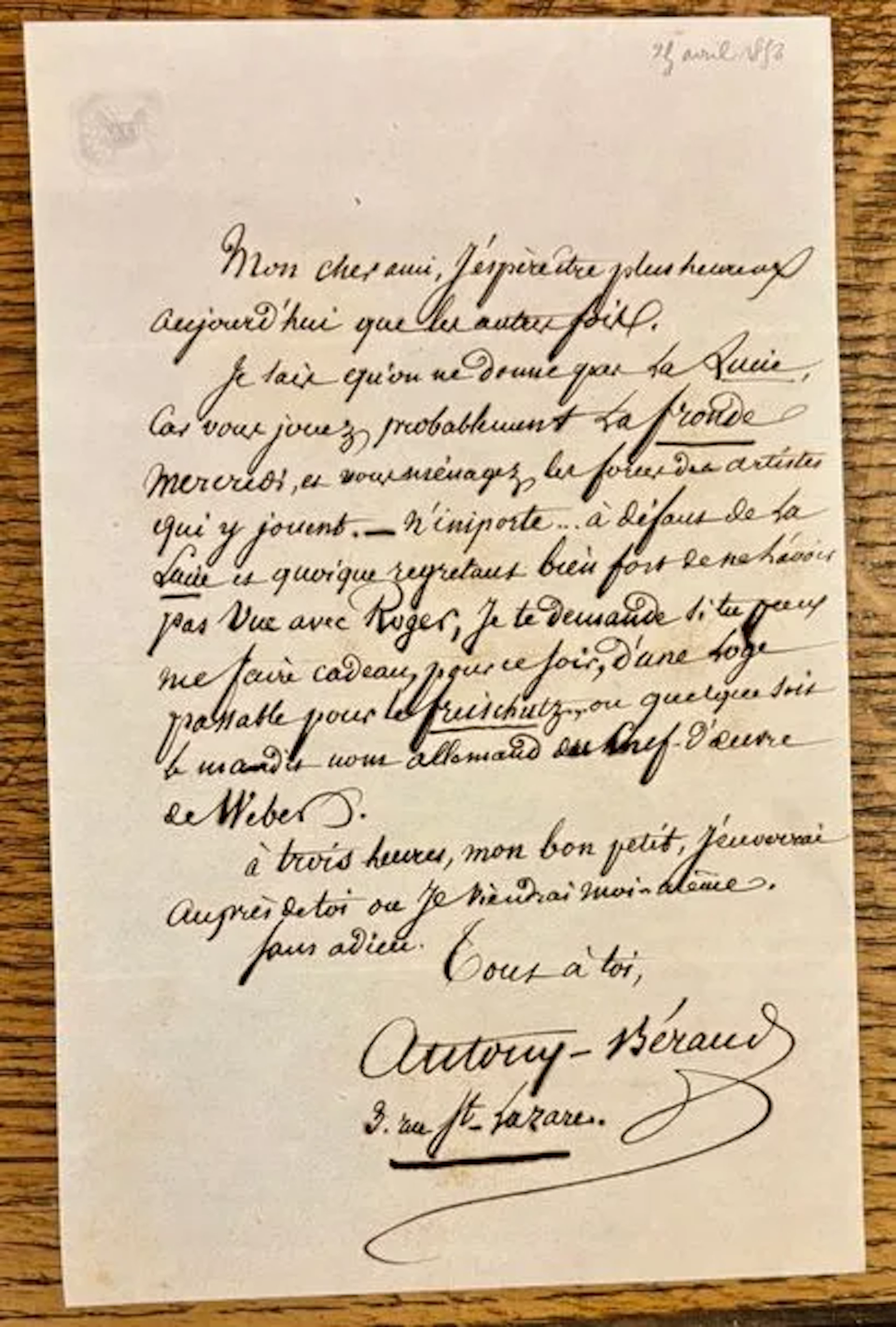 BÉRAUD (Antoine-Nicolas, known as Antony) (1792–1860) - Lot 50