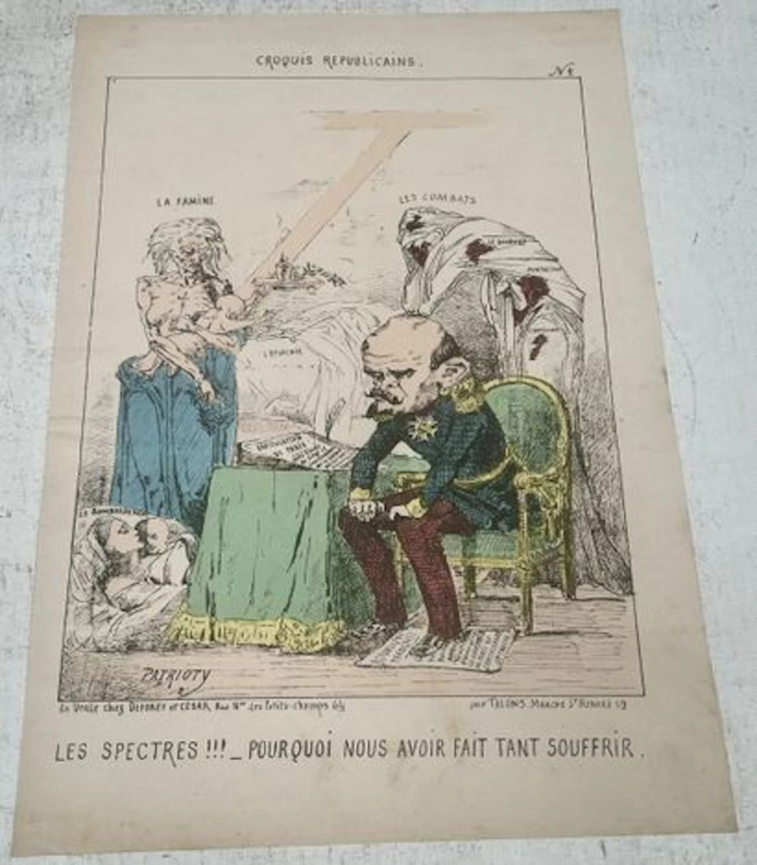 PATRIOTY. The Spectres!!! — Why have you made us suffer so m - Lot 258