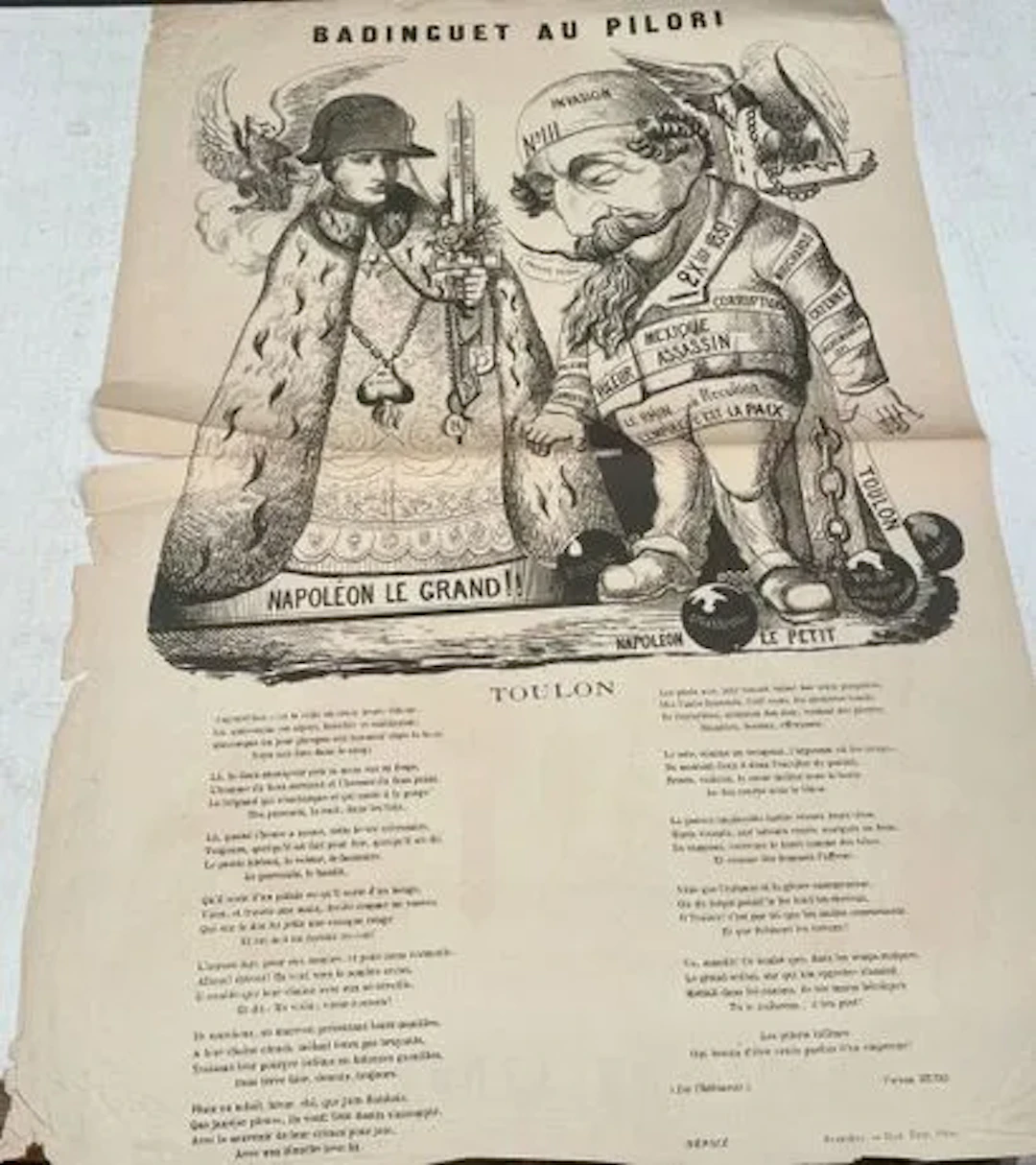 Badinguet in the Pillory — Black-and-White Print - Lot 62