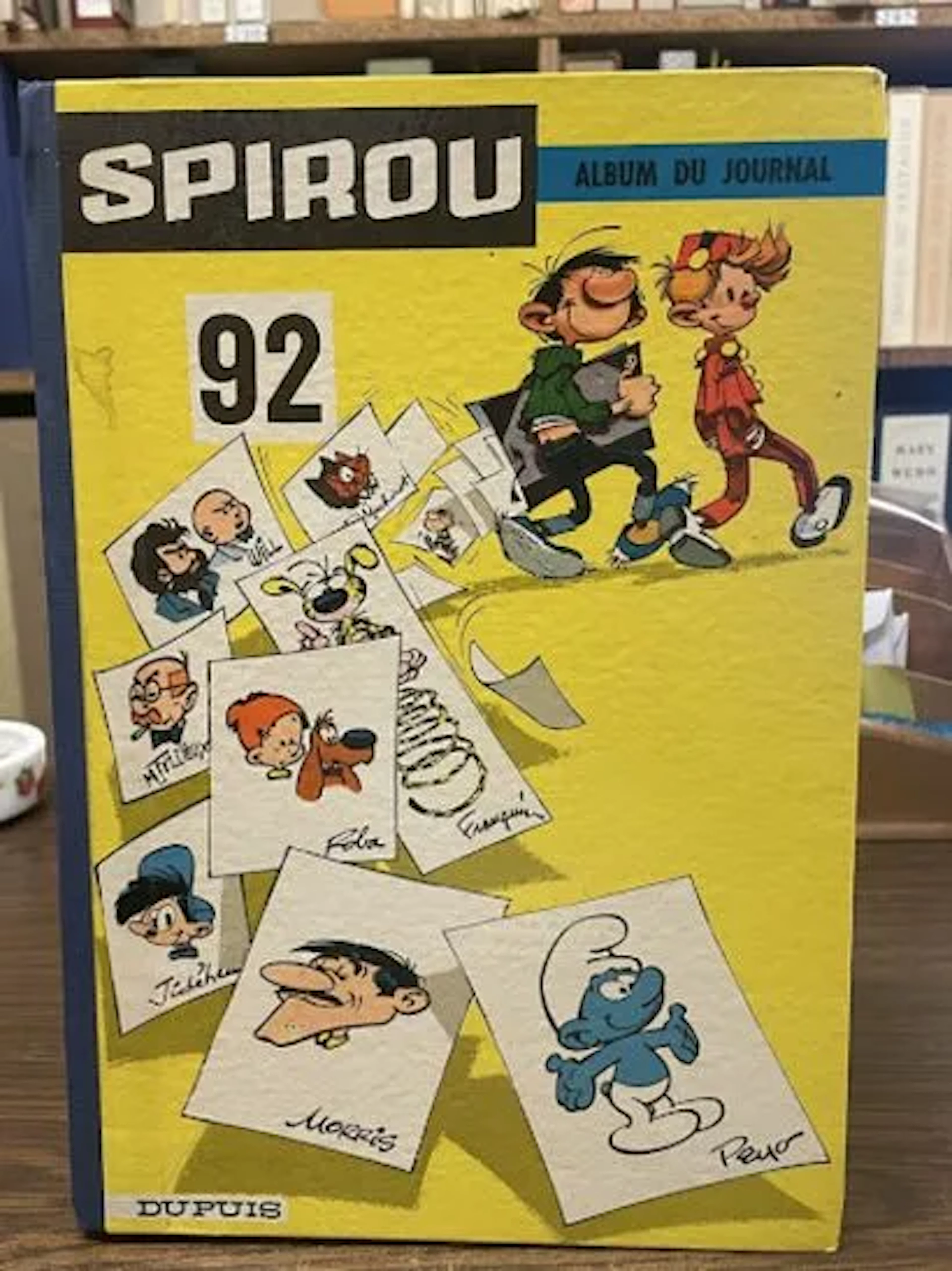 Spirou Album No. 92 - Dupuis Publisher's Binding - 1964 (Blu - Lot 288