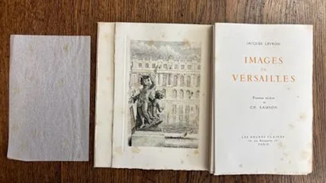 LEVRON (Jacques) — Images de Versailles. Paris, Les Heures C - Lot 167