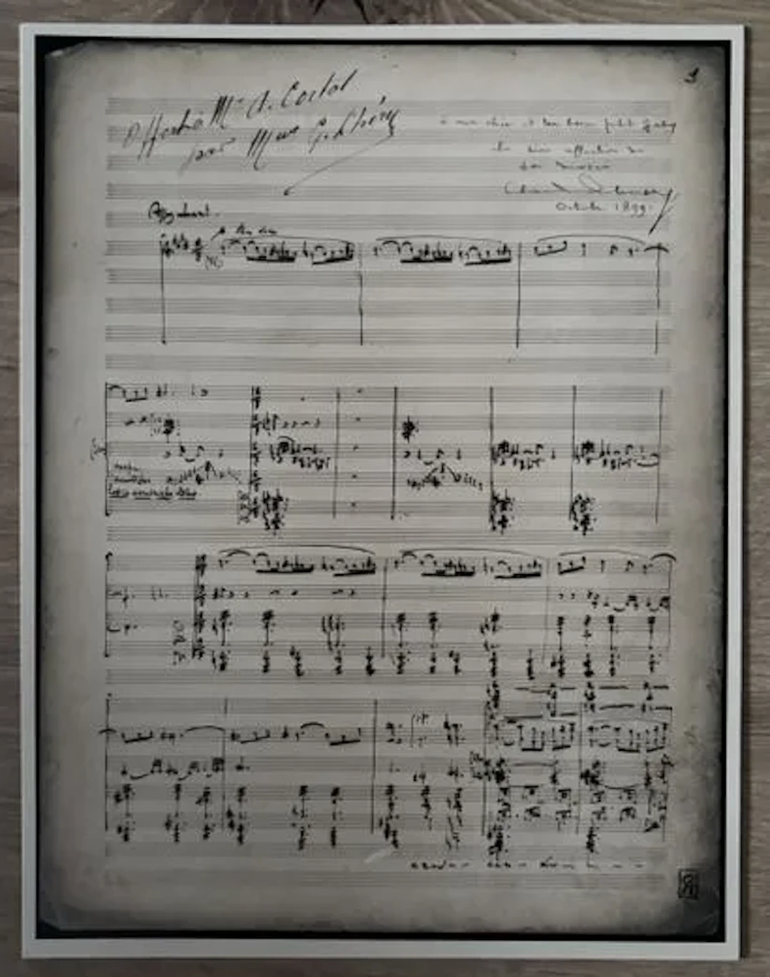 DEBUSSY (Claude). (1862–1918). French composer, a leading fi - Lot 94