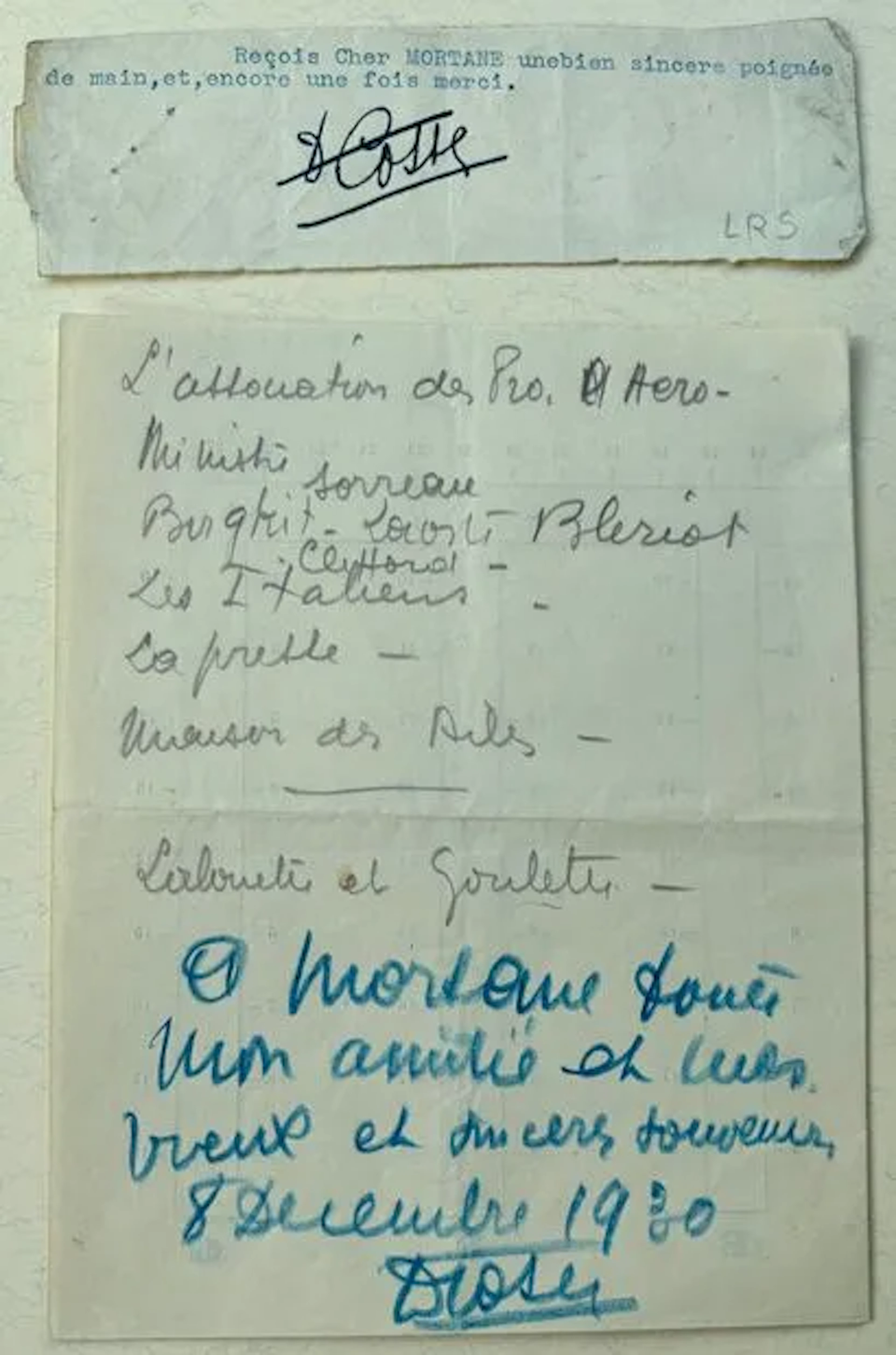 COSTES (Dieudonné). - Lot 30