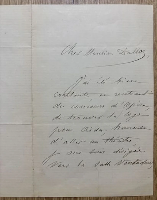 LABORDE (Rosine) (1824–1907). French opera singer, lyric art - Lot 236