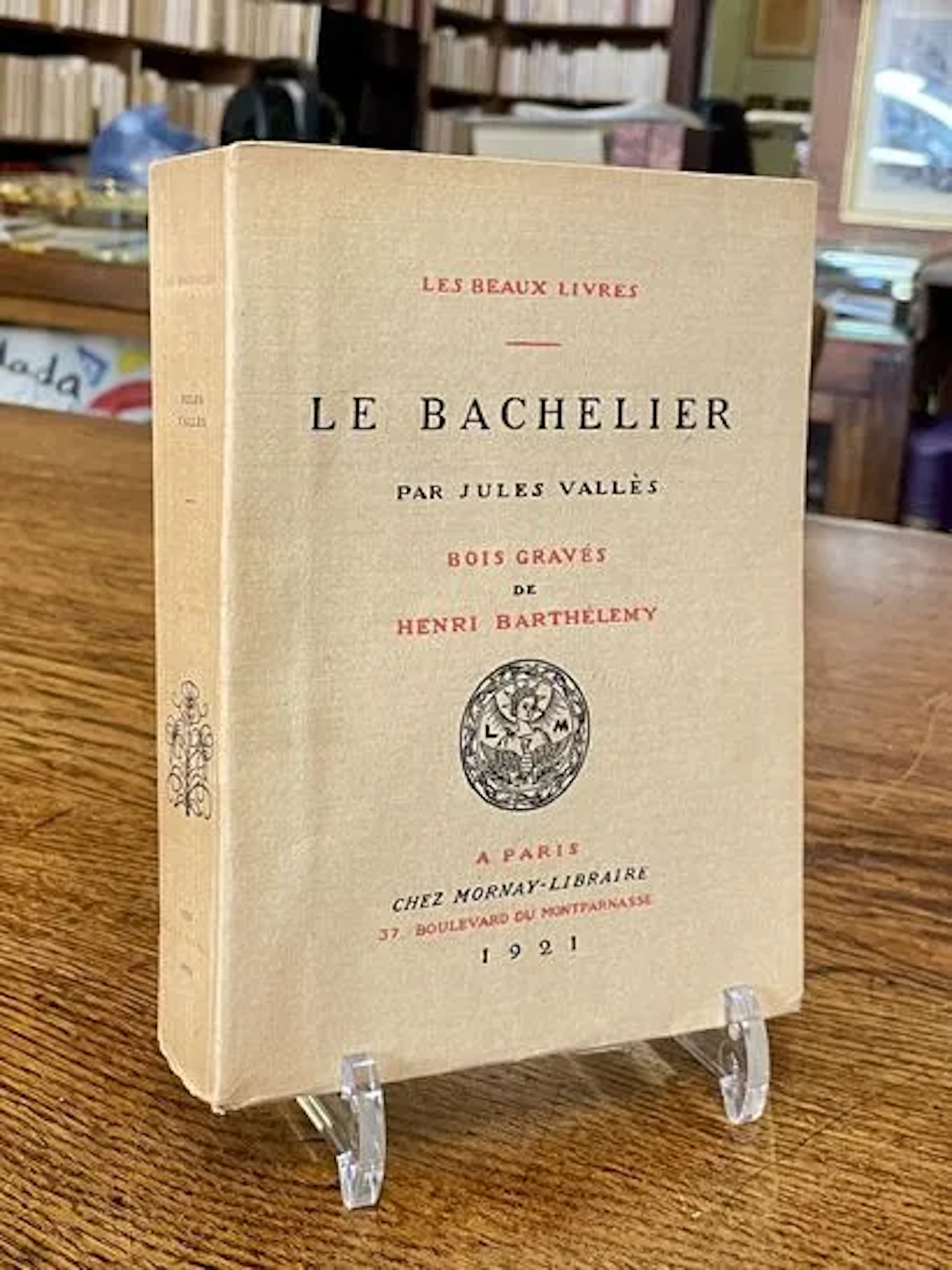 VALLÈS (Jules). — Le Bachelier. Bois gravés de Henri Barthél - Lot 284