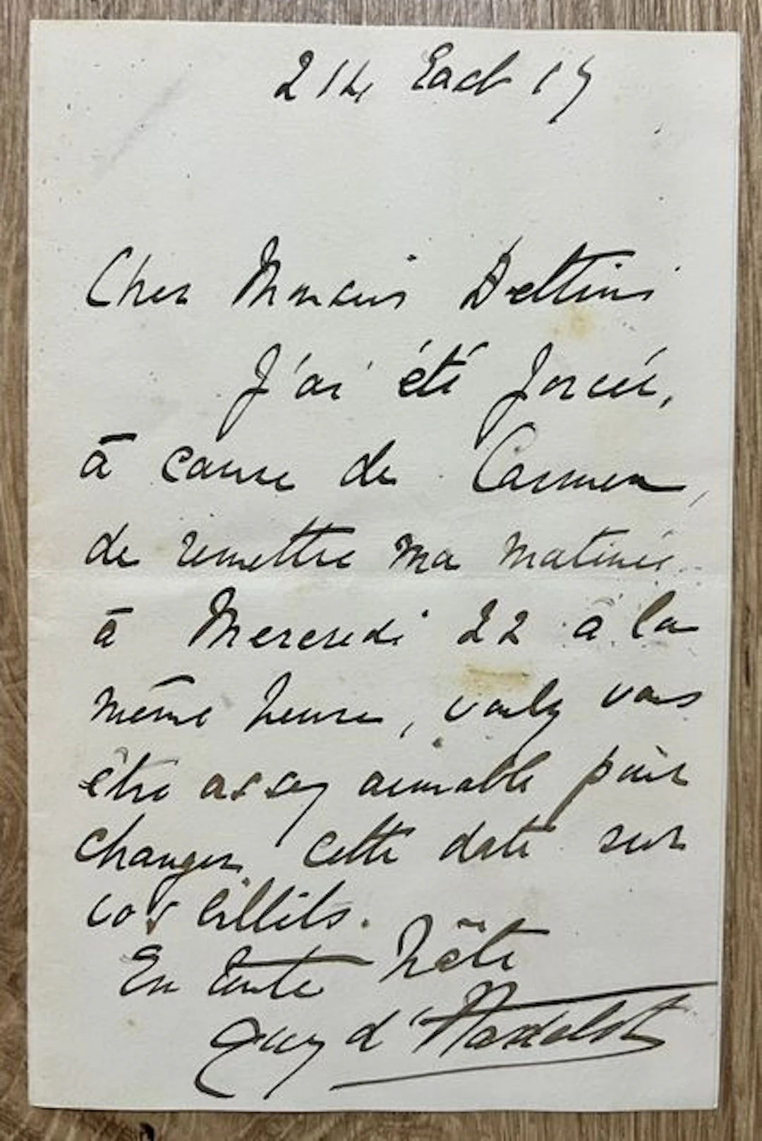 HARDELOT (Helen Rhodes, dite Guy d'). 1858-1936. Née au chât - Lot 208