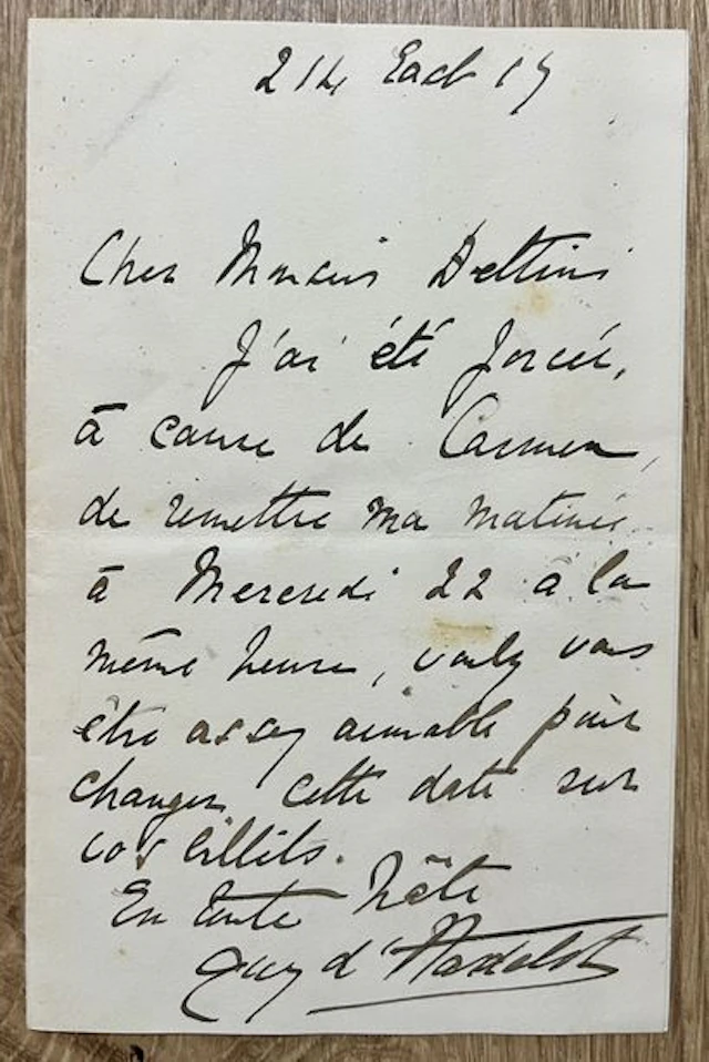 HARDELOT (Helen Rhodes, dite Guy d'). 1858-1936. Née au chât - Lot 208