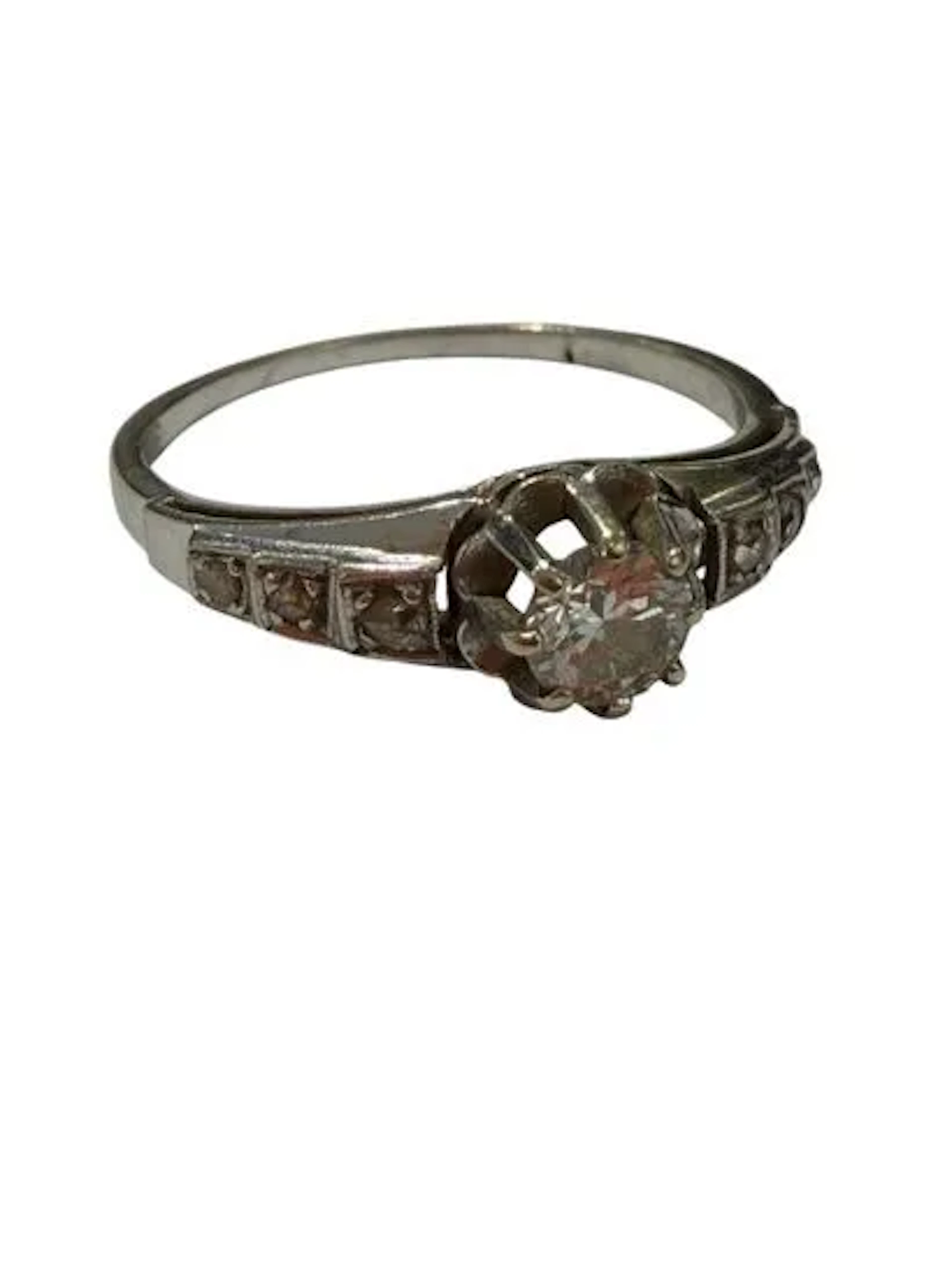 BAGUE SOLITAIRE OR - Lot 43