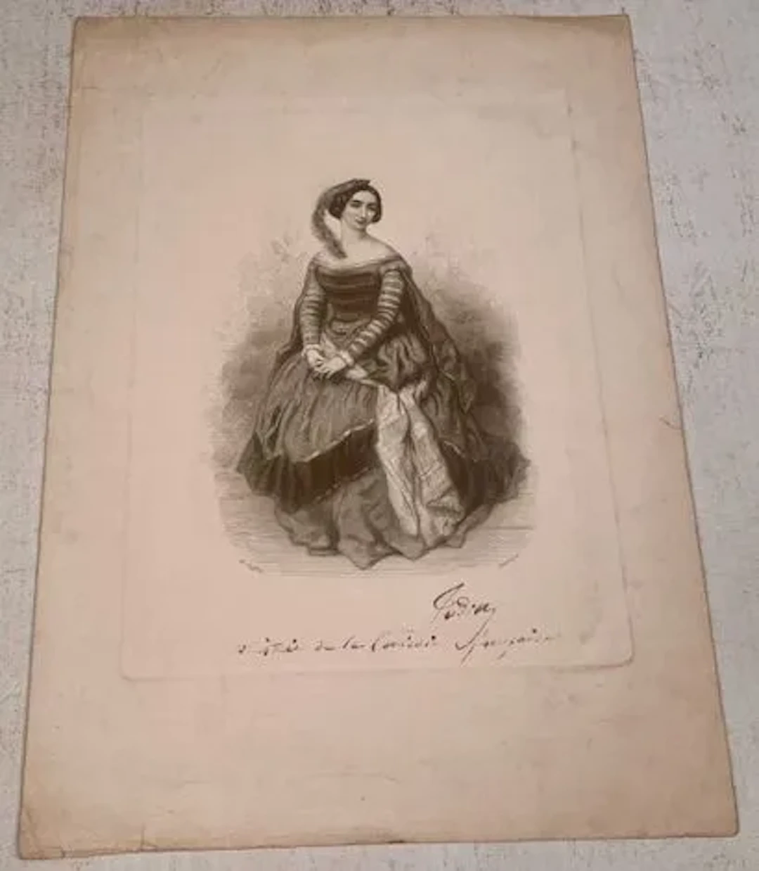 PORTRAIT OF AN ACTRESS — THEATER - Lot 264
