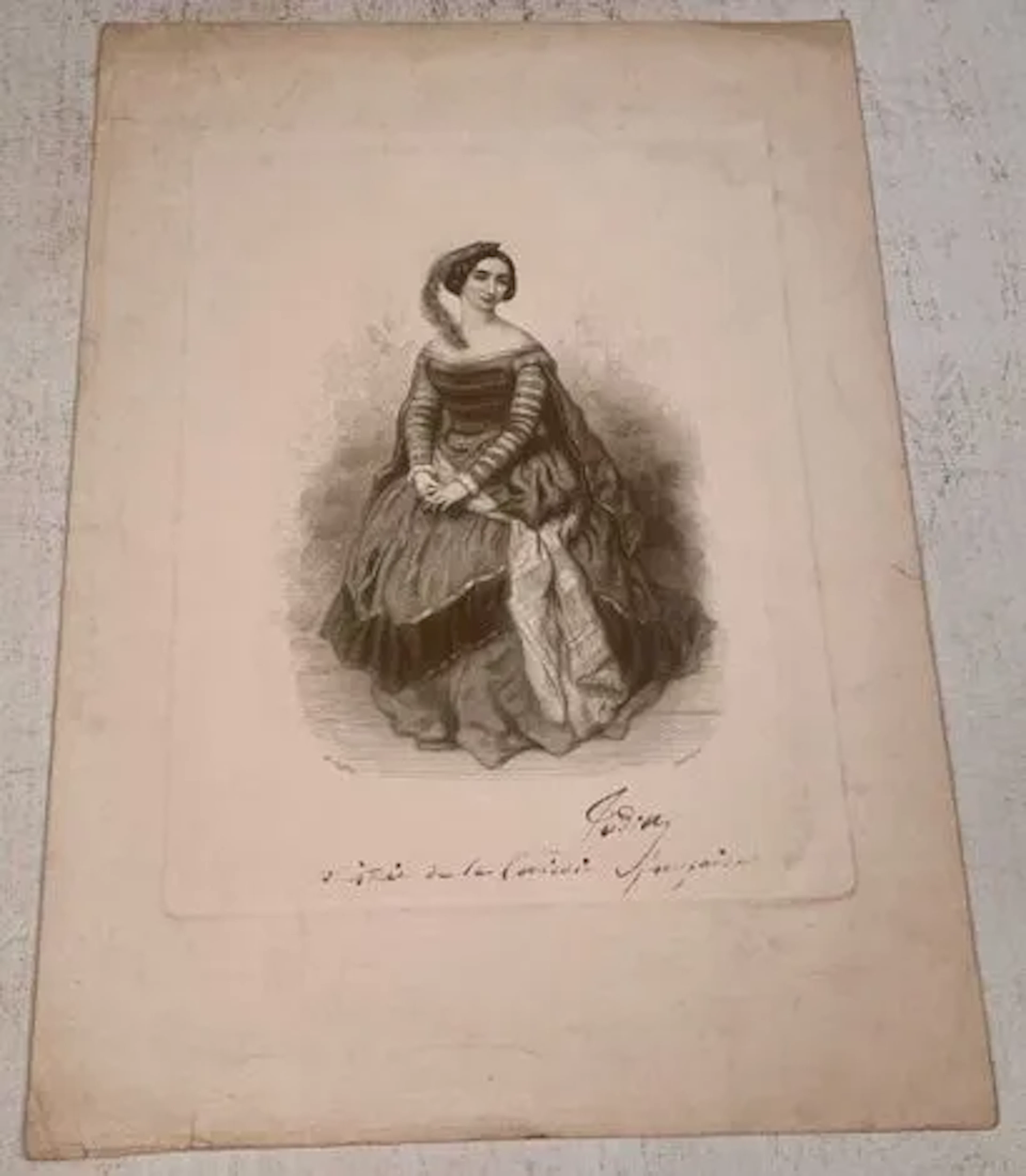 PORTRAIT OF AN ACTRESS — THEATER - Lot 264