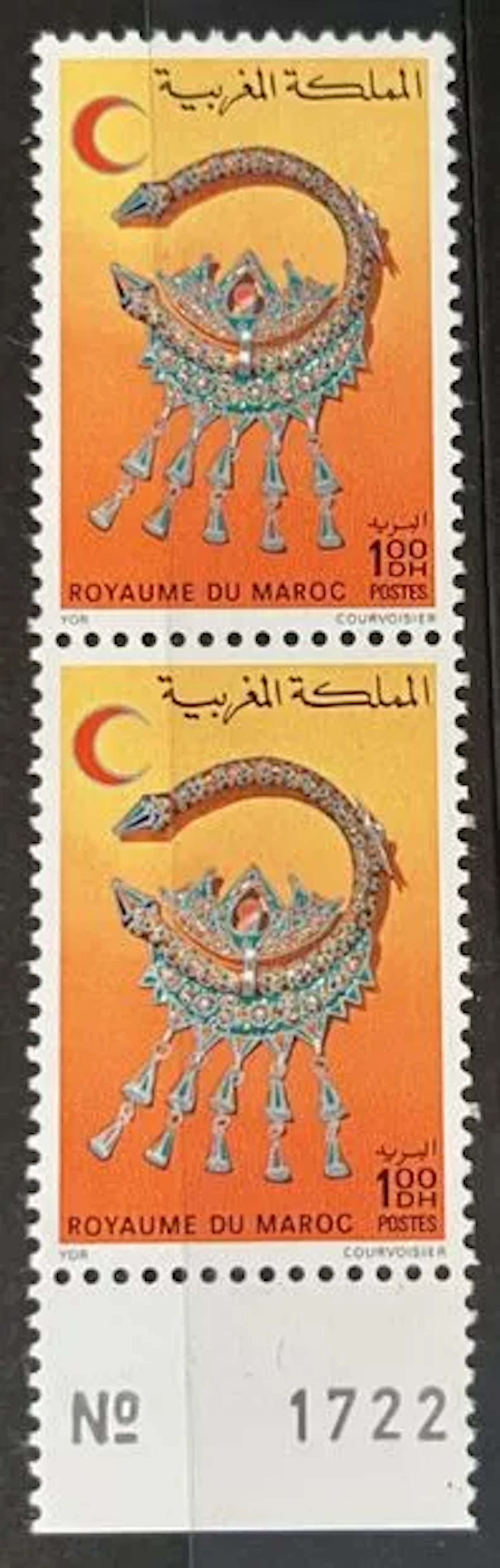 MAROC — CROISSANT-ROUGE / BIJOU TRADITIONNEL - Lot 146