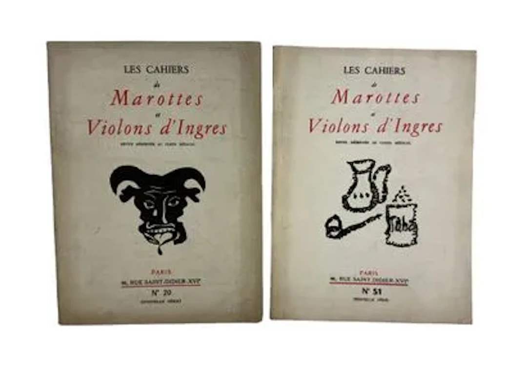 LES CAHIERS DE MAROTTES ET VIOLONS D'INGRES - Lot 82