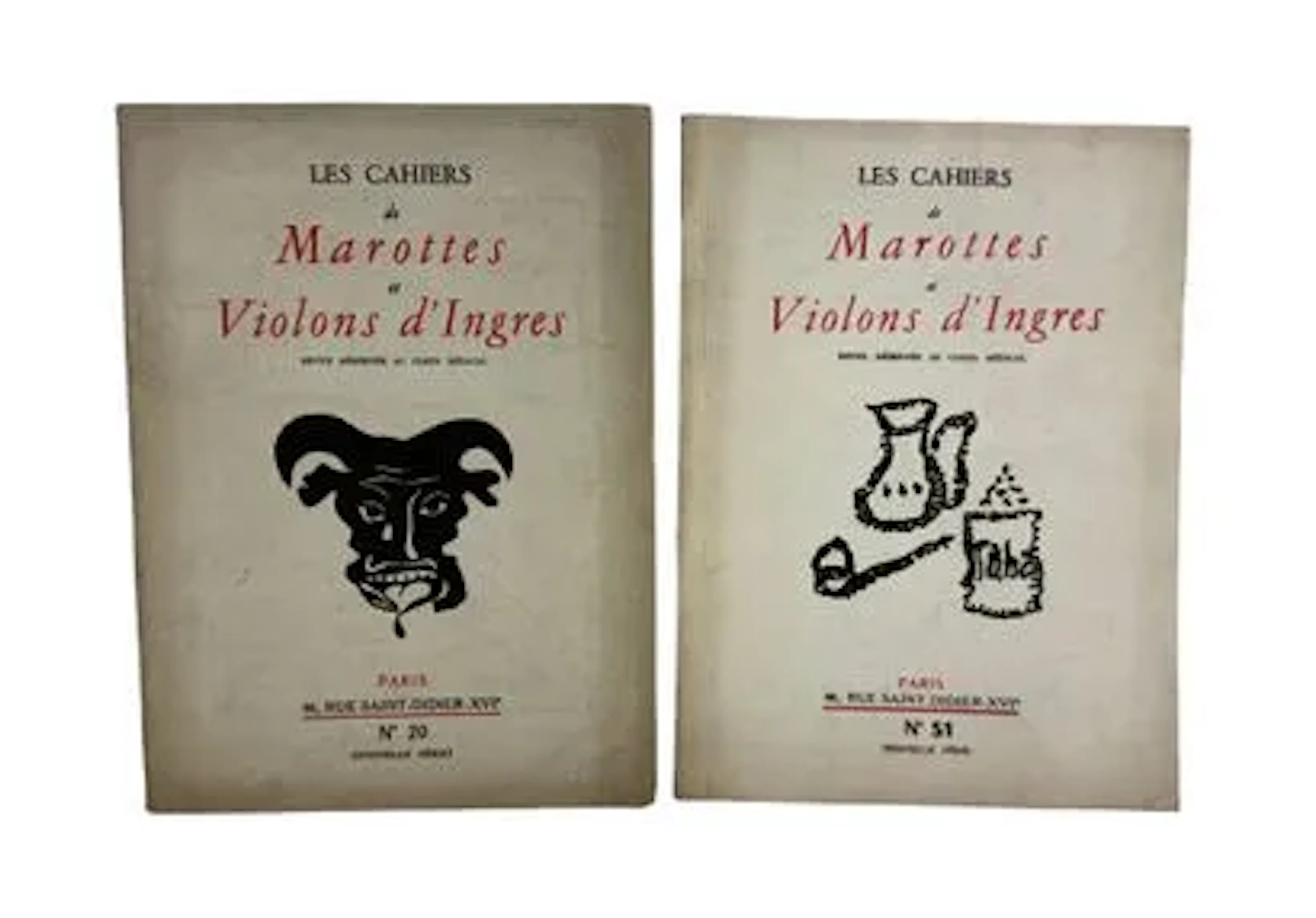 LES CAHIERS DE MAROTTES ET VIOLONS D'INGRES - Lot 82
