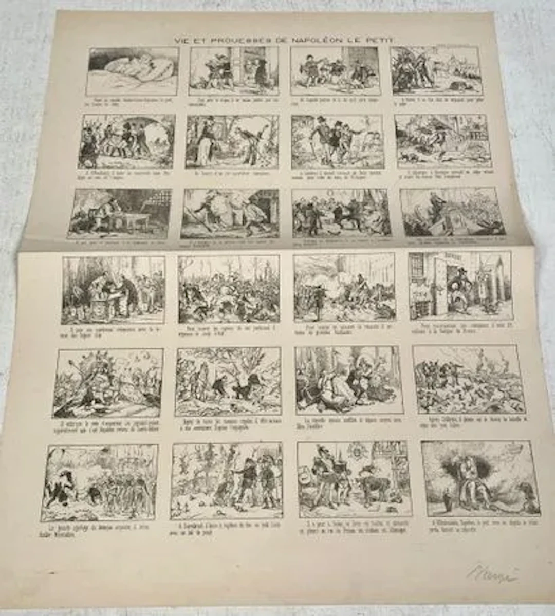 THE LIFE AND FEATS OF NAPOLEON THE LITTLE - Lot 298